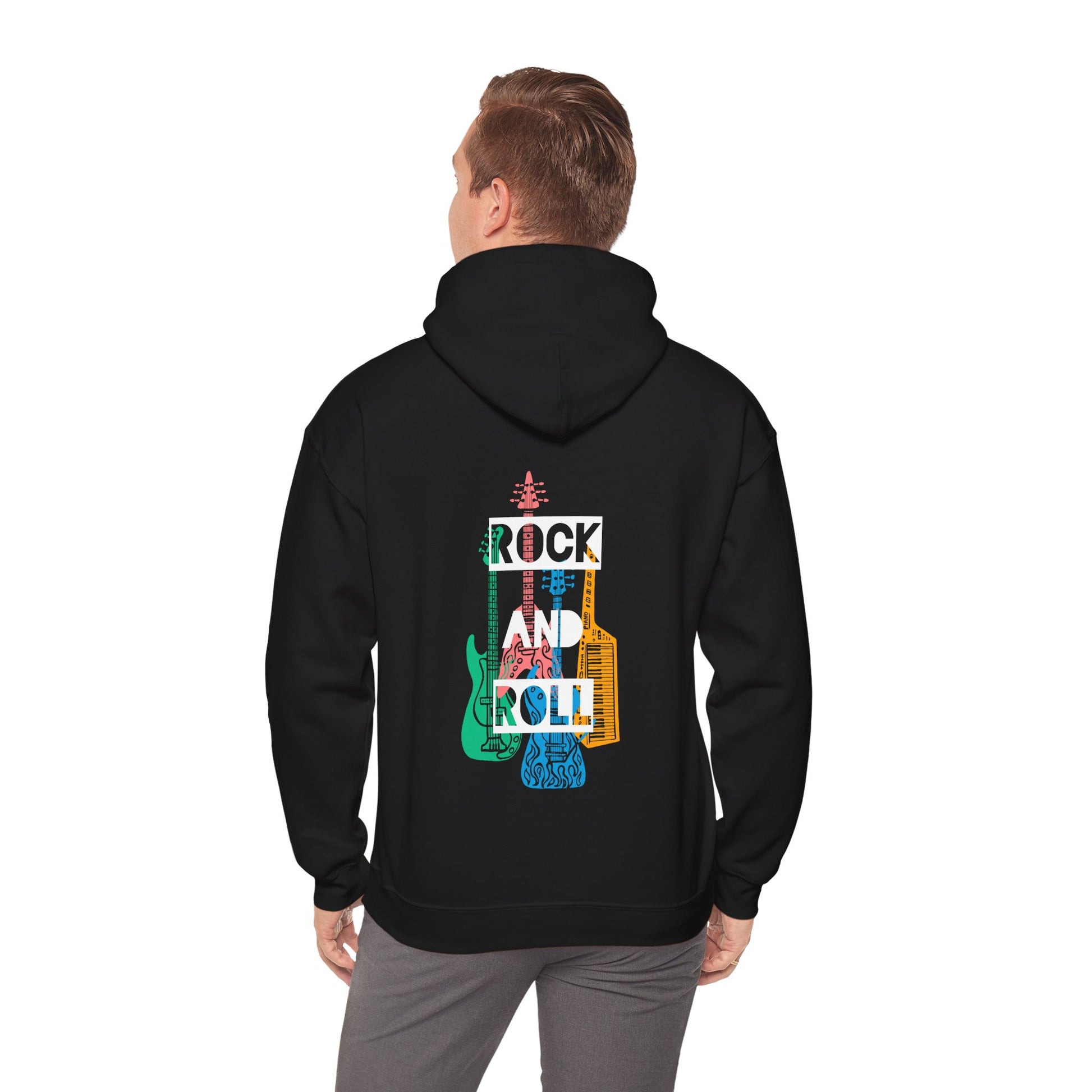 Lets the music play Unisex Heavy Blend™ Hooded Sweatshirt - ArtShirt Couture