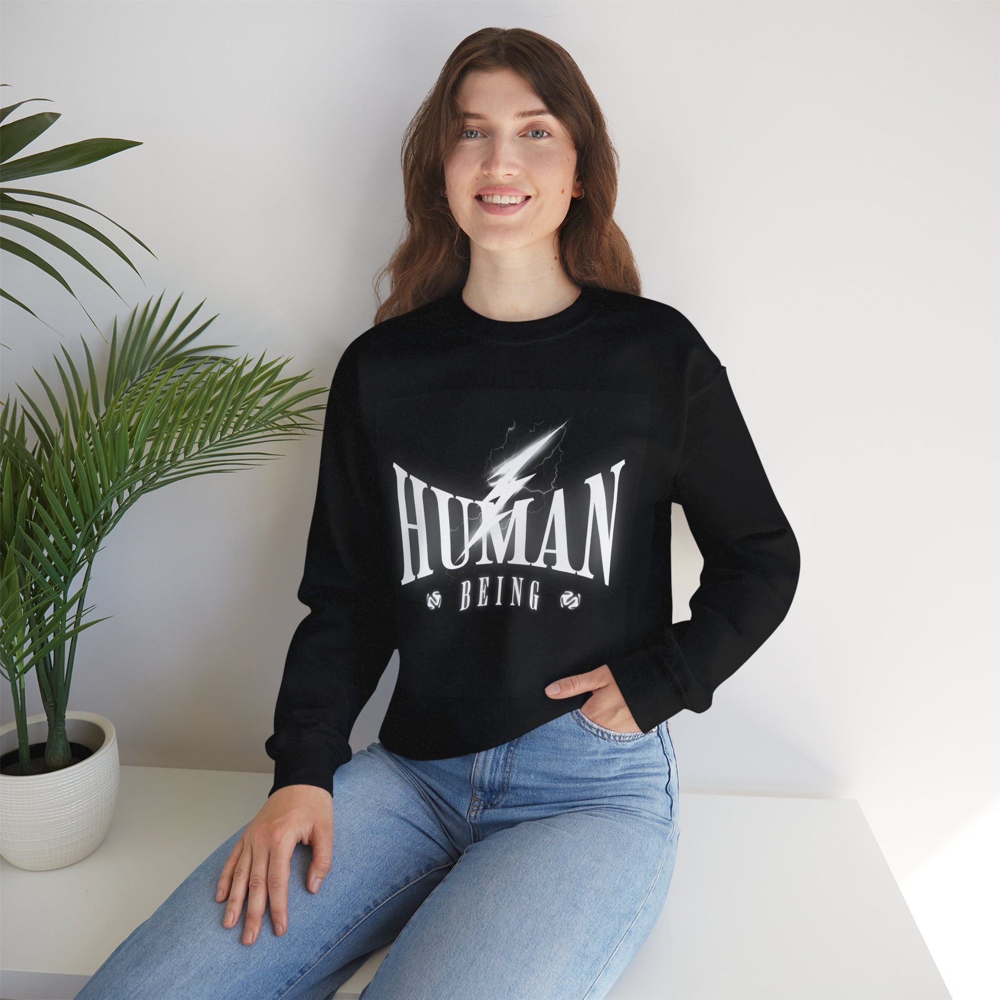 Human Being graphic unisex sweatshirt by artshirtcouture