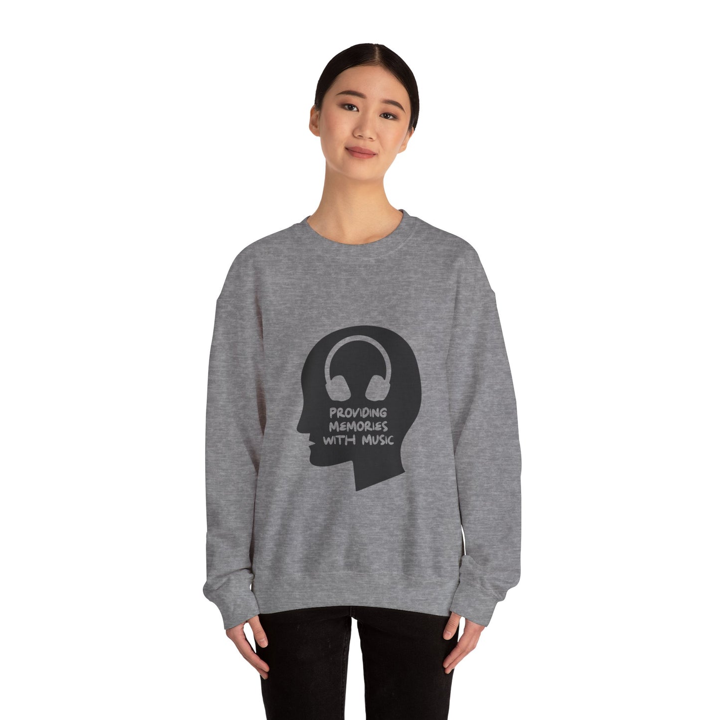 Music Memories Unisex Heavy Blend™ Crewneck Sweatshirt | Nostalgic Graphic Sweatshirt for Music Lovers - ArtShirt Couture