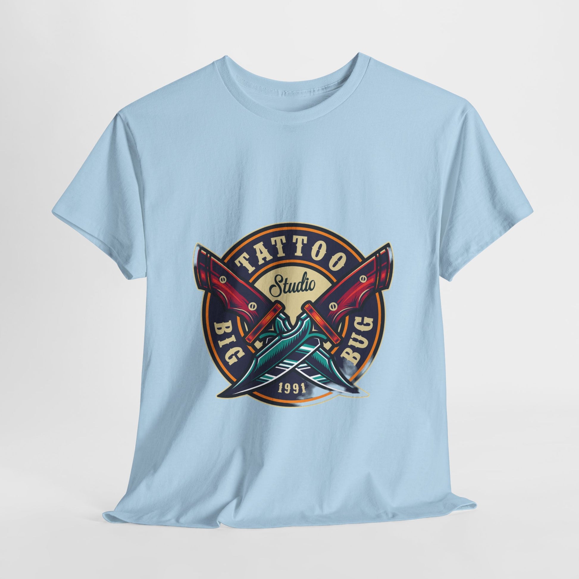 Tattoo Unisex Heavy Cotton Tee | Stylish Graphic T-Shirt for Tattoo Enthusiasts - ArtShirt Couture