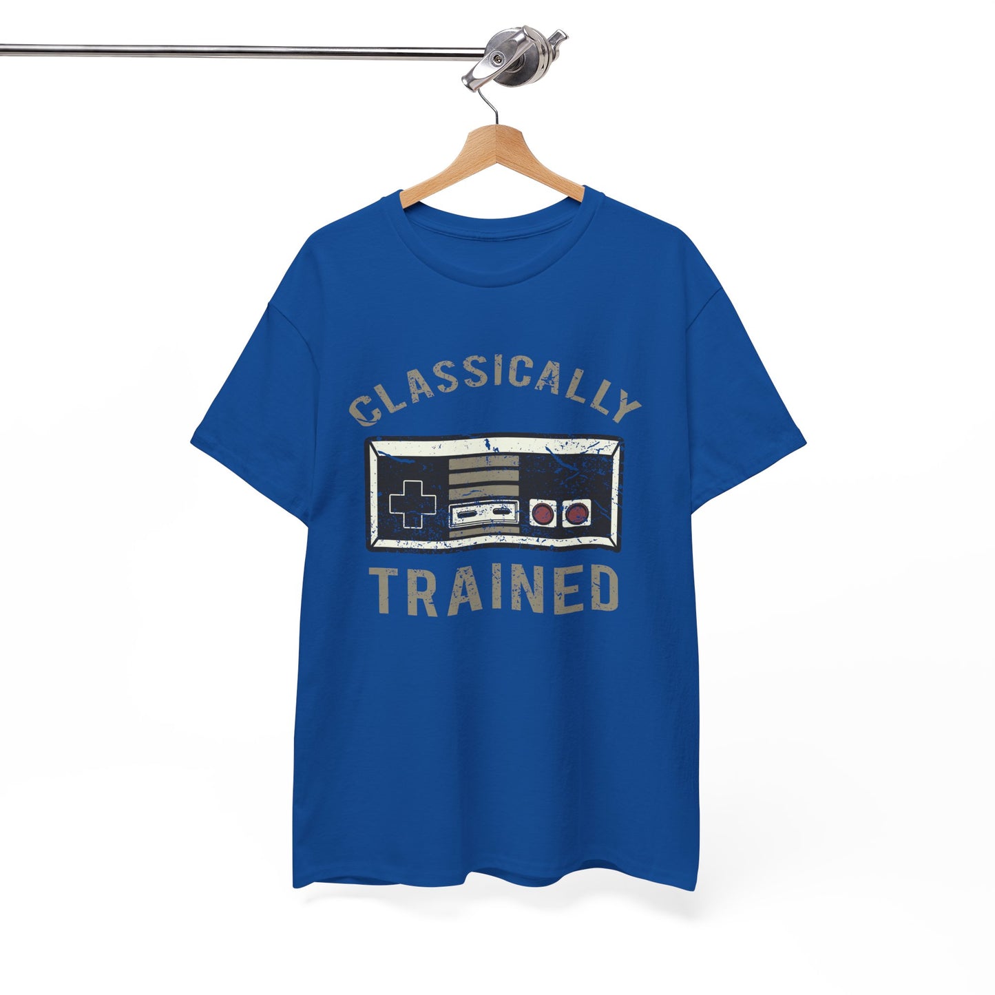 The Classically Trained and Distressed Unisex Heavy Cotton Tee | Vintage-Inspired Graphic T-Shirt for Art Lovers - ArtShirt Couture