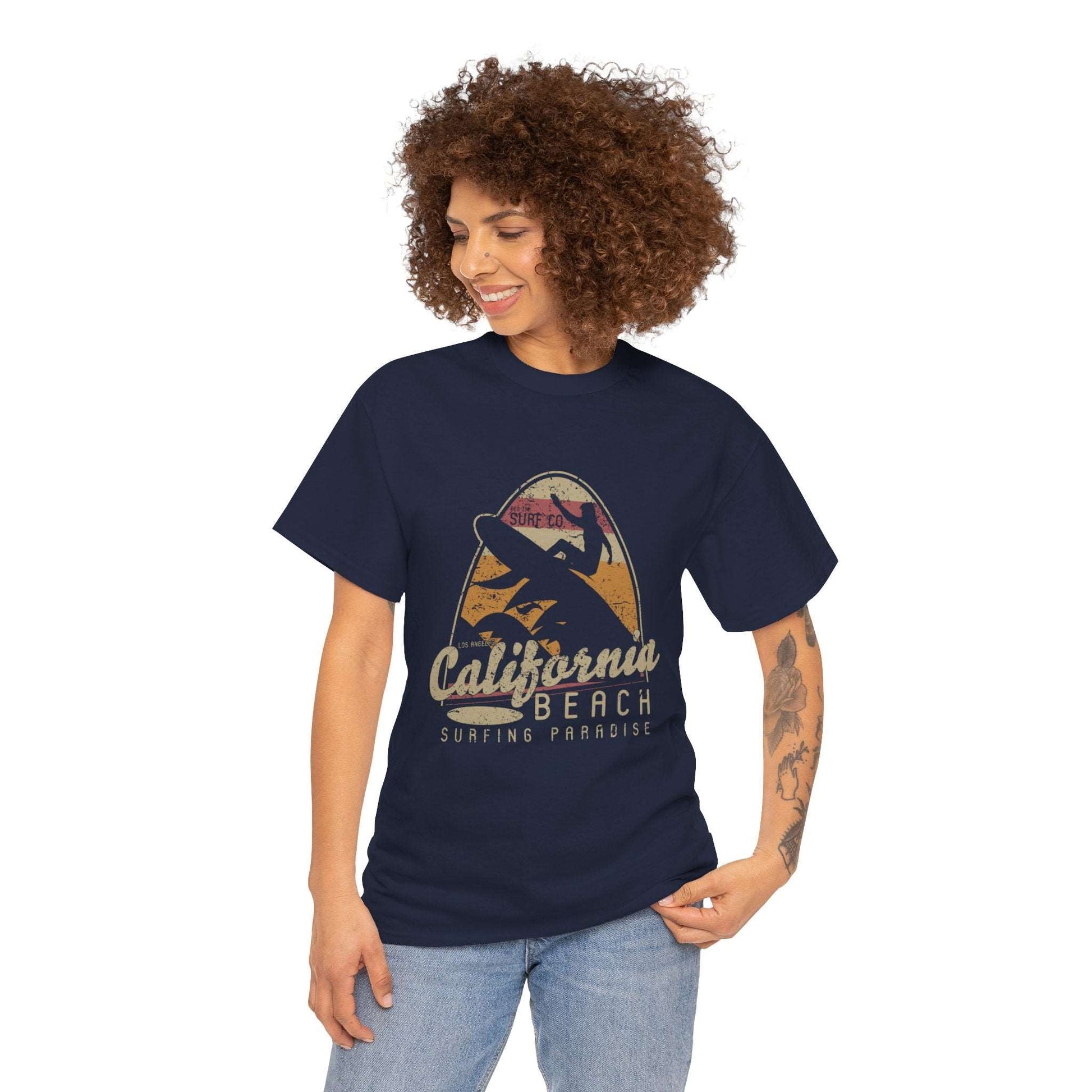 California Beach Surfing Paradise Tee - ArtShirt Couture