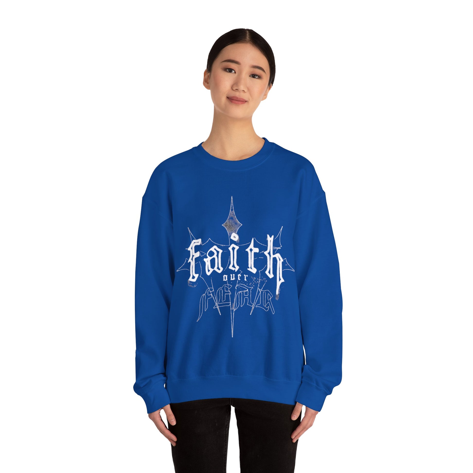 Faith Unisex Heavy Blend™ graphic  Sweatshirt by artshirtcouture