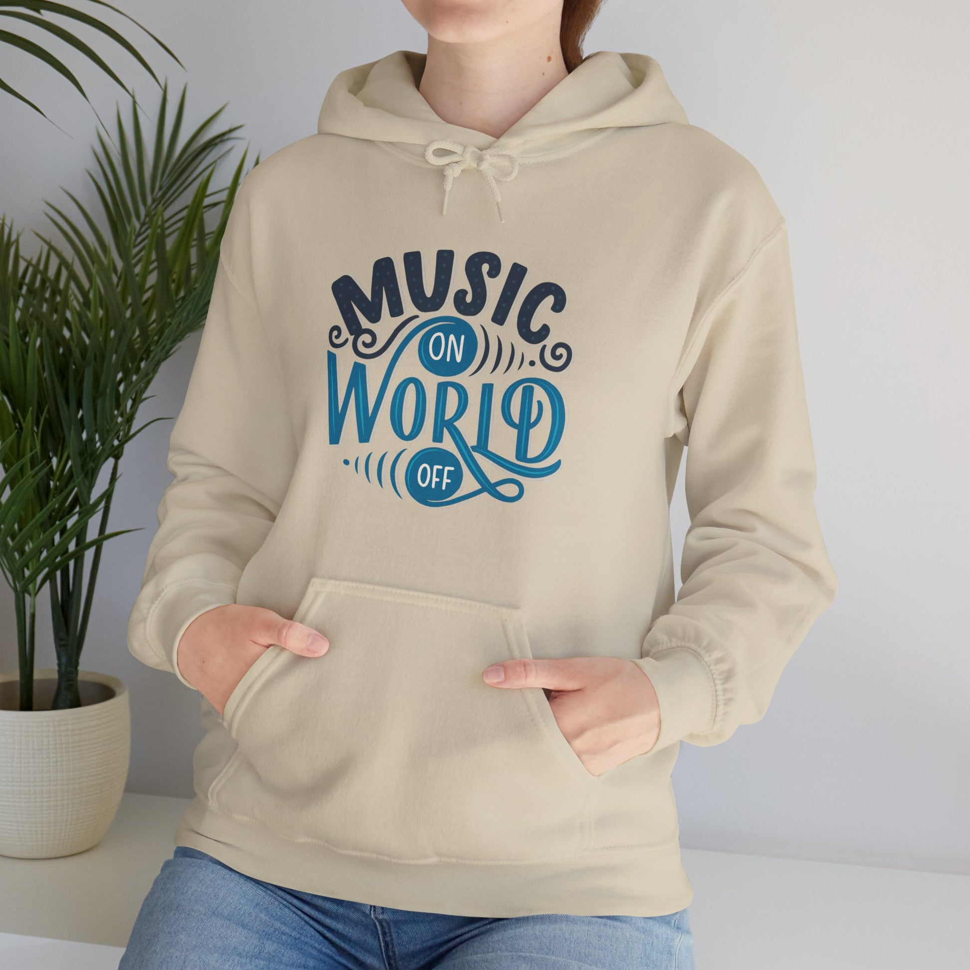 I love the music unisex hoodie - ArtShirt Couture