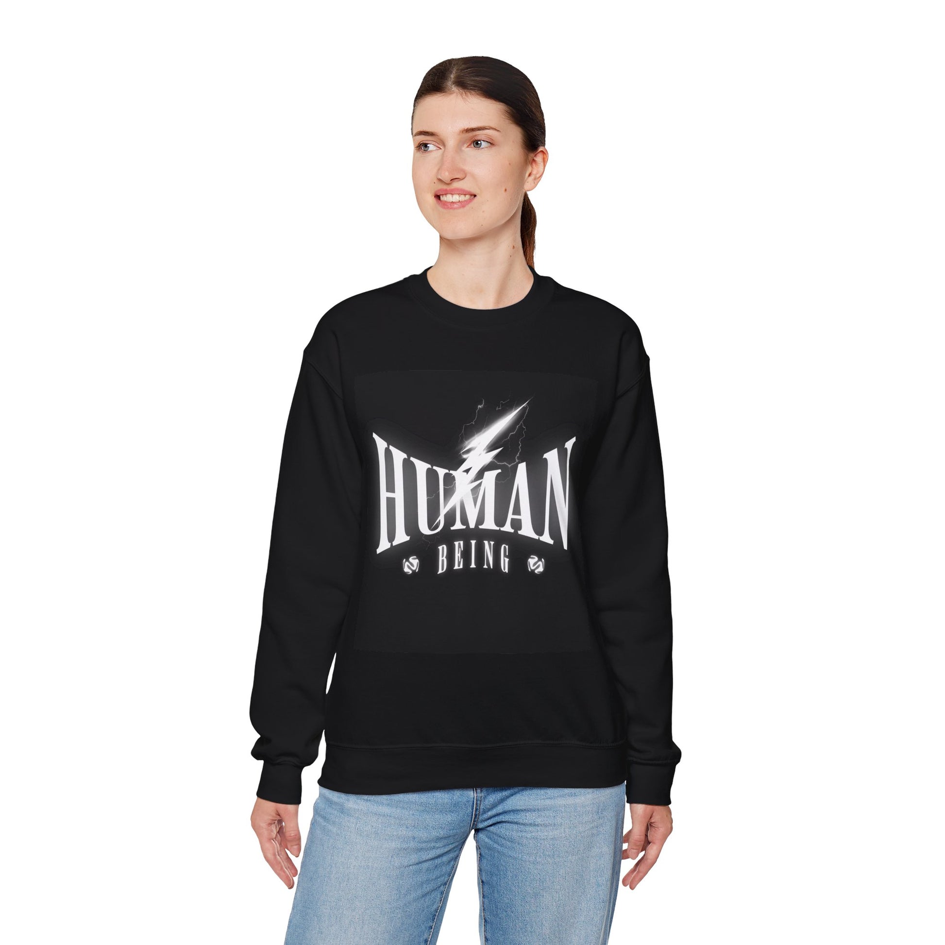 Human Being graphic unisex sweatshirt by artshirtcouture