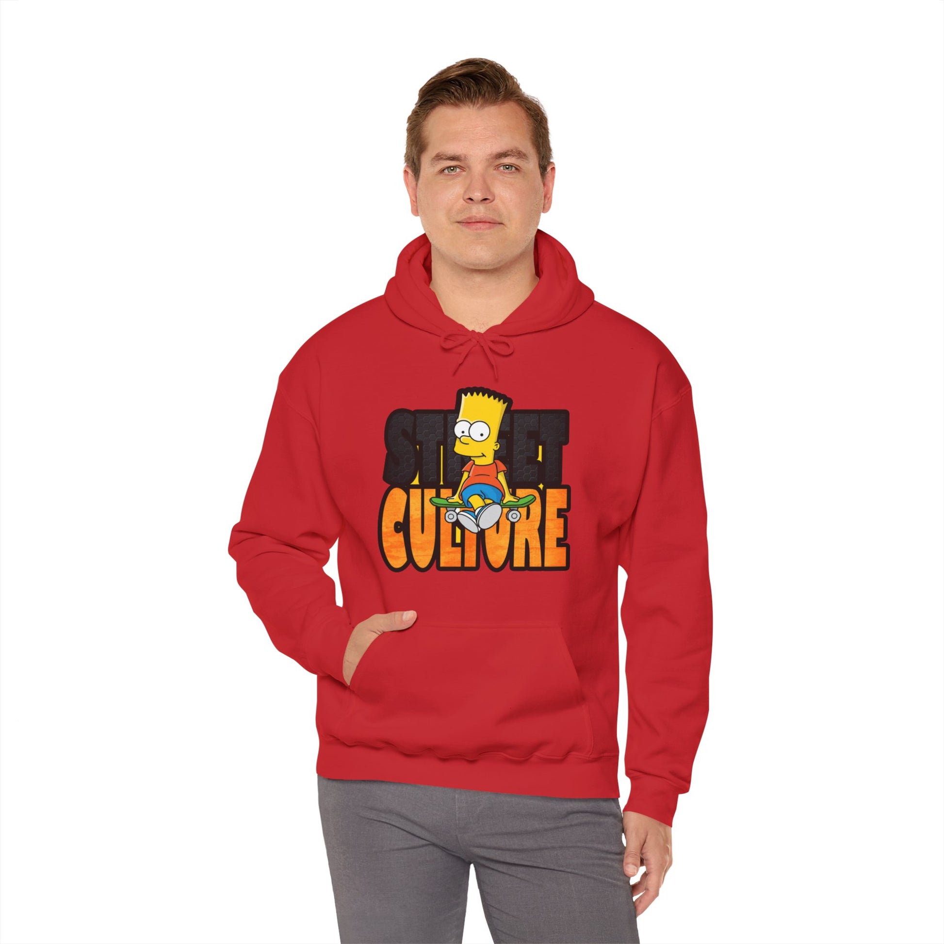 Bart Simpson Designed Unisex Heavy Blend™ Hooded Sweatshirt - ArtShirt Couture