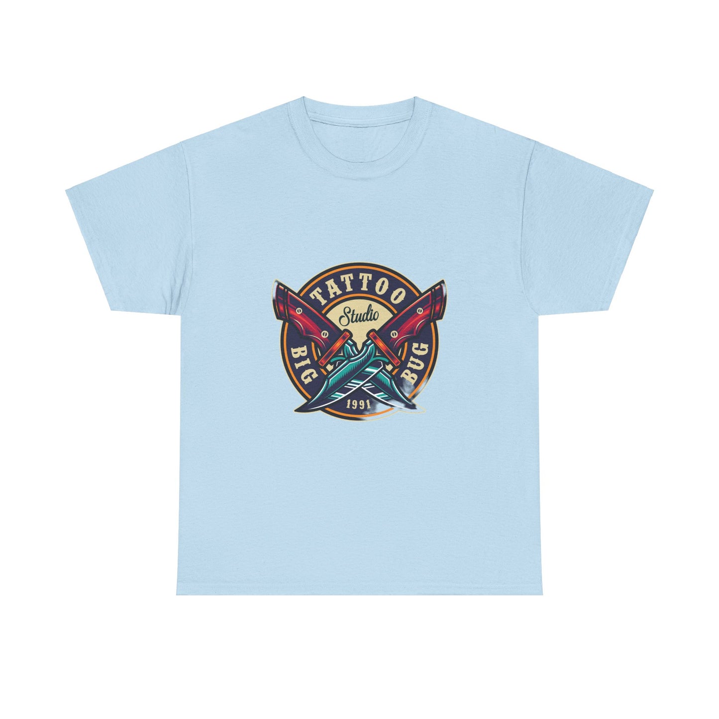Tattoo Unisex Heavy Cotton Tee | Stylish Graphic T-Shirt for Tattoo Enthusiasts - ArtShirt Couture