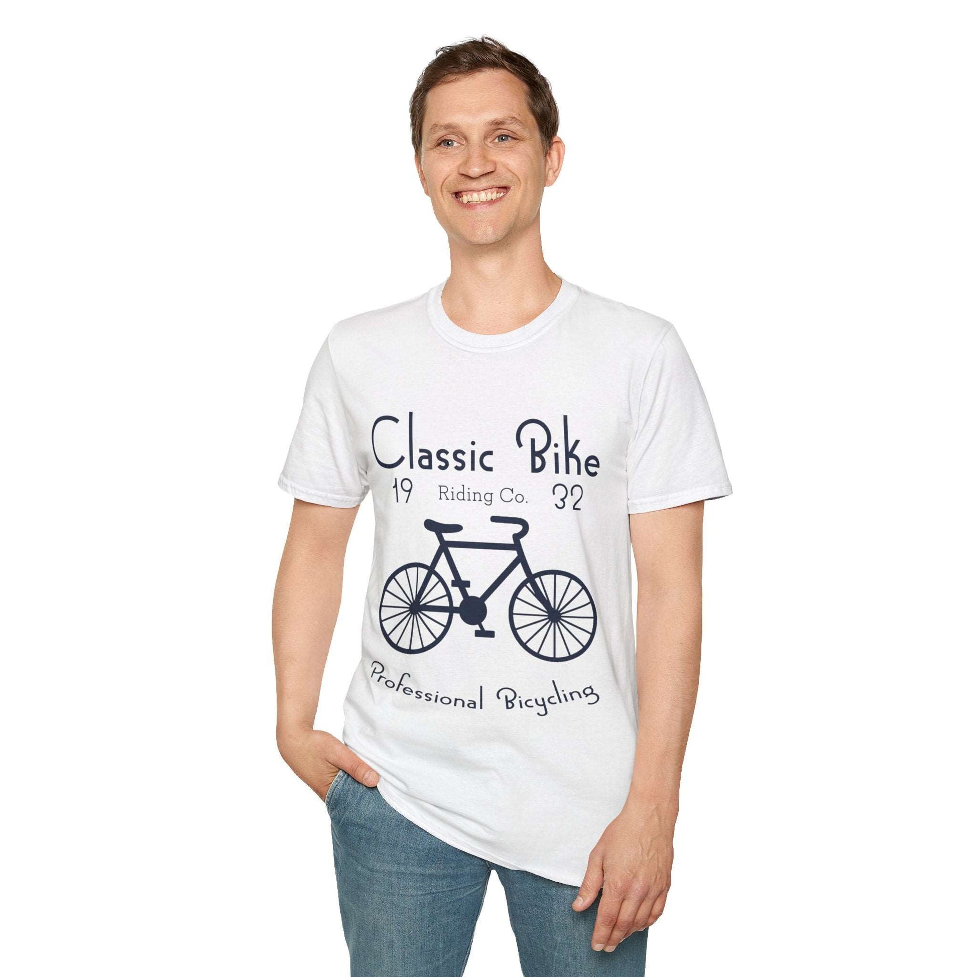 Classic Bike Unisex Softstyle T-Shirt - ArtShirt Couture