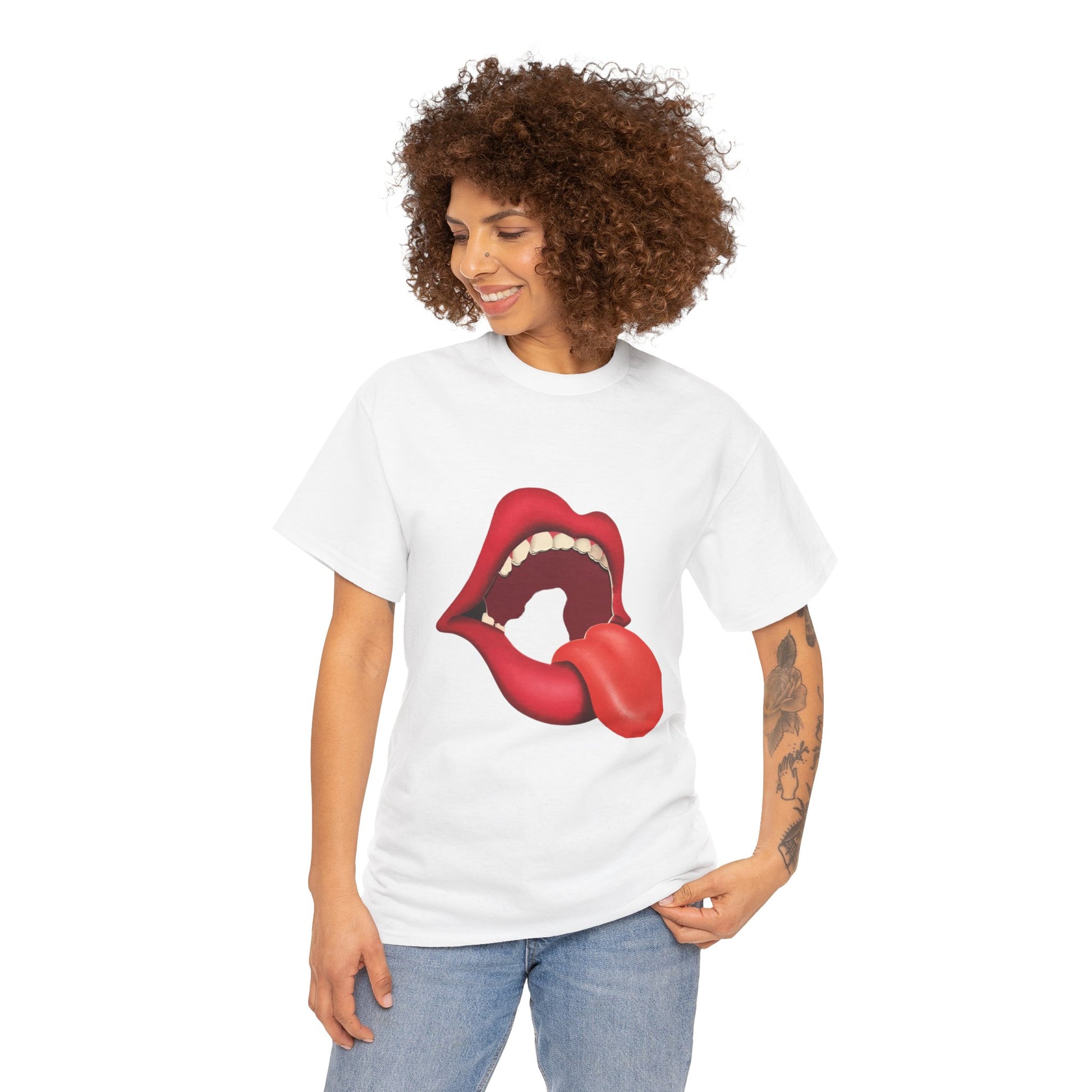 The Stones Unisex Heavy Cotton Tee | Classic Graphic T-Shirt for Rock Music Lovers - ArtShirt Couture
