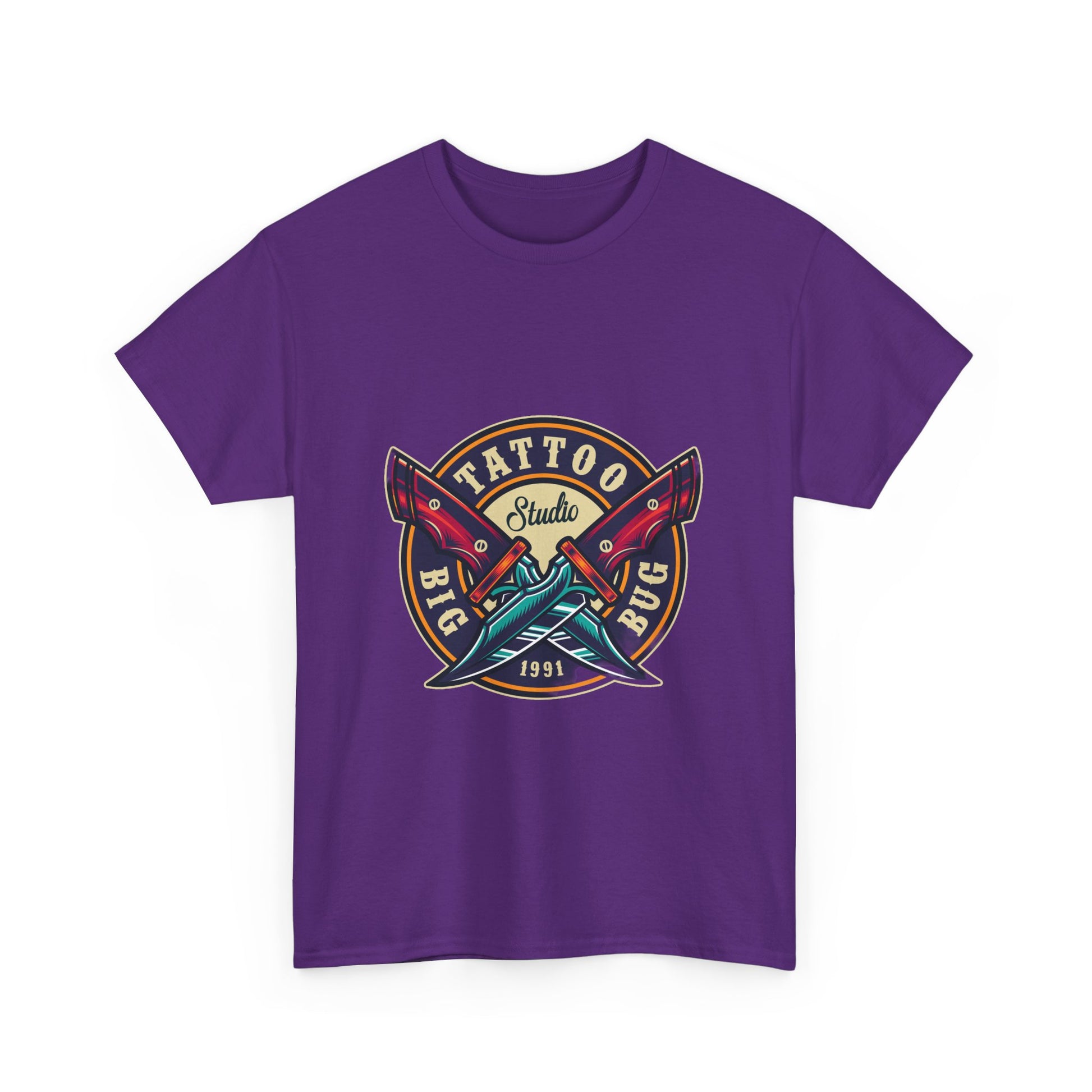 Tattoo Unisex Heavy Cotton Tee | Stylish Graphic T-Shirt for Tattoo Enthusiasts - ArtShirt Couture