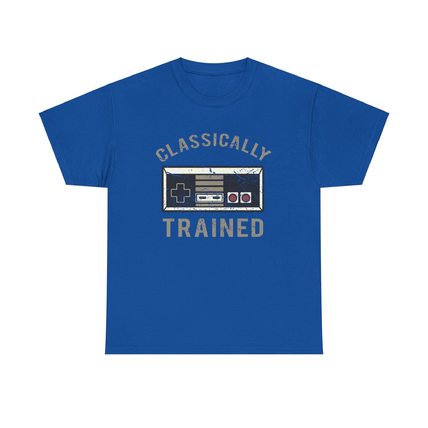 The Classically Trained and Distressed Unisex Heavy Cotton Tee | Vintage-Inspired Graphic T-Shirt for Art Lovers - ArtShirt Couture