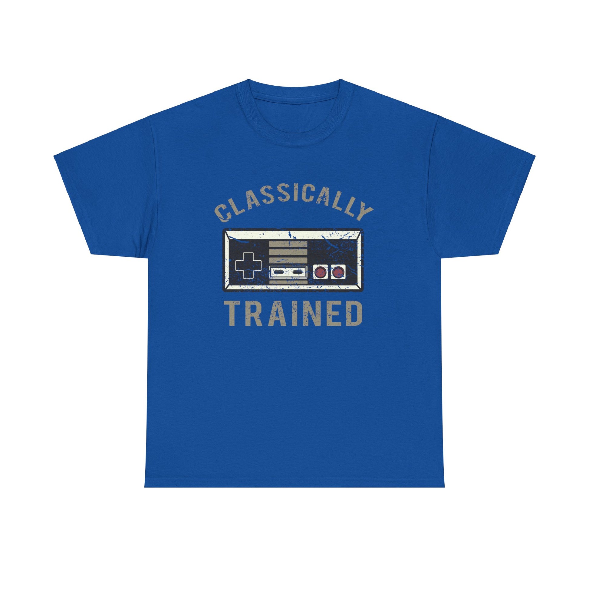 The Classically Trained and Distressed Unisex Heavy Cotton Tee | Vintage-Inspired Graphic T-Shirt for Art Lovers - ArtShirt Couture