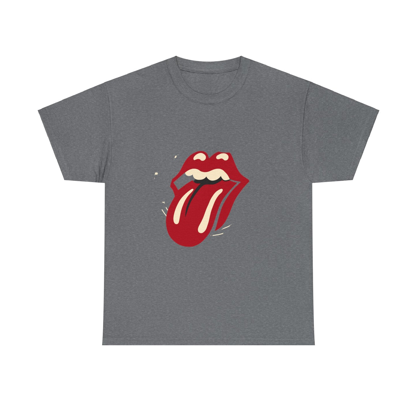 The Stone Tongue Unisex Heavy Cotton Tee | Edgy Graphic T-Shirt for Rock Music Fans - ArtShirt Couture