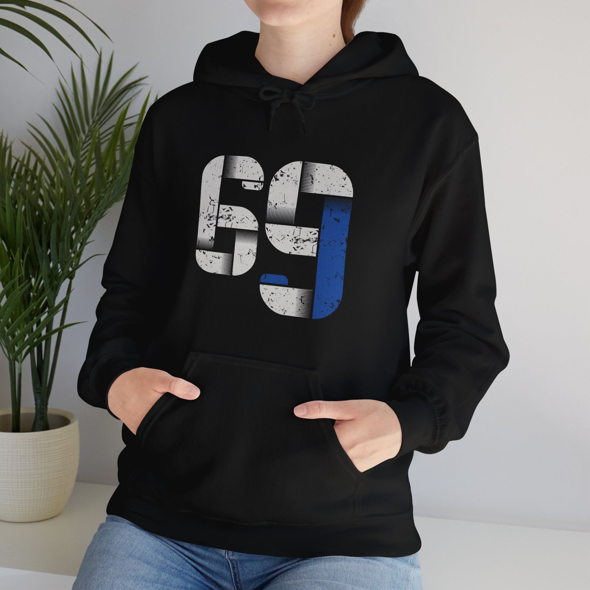Sixty Nine Unisex Heavy Blend™ Hoodie | Fun Graphic Sweatshirt for Casual Style - ArtShirt Couture