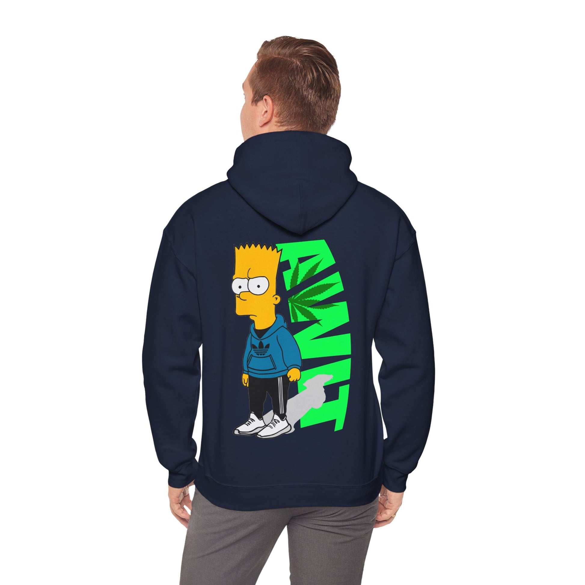 Bart Simpson Designed Unisex Heavy Blend™ Hooded Sweatshirt - ArtShirt Couture