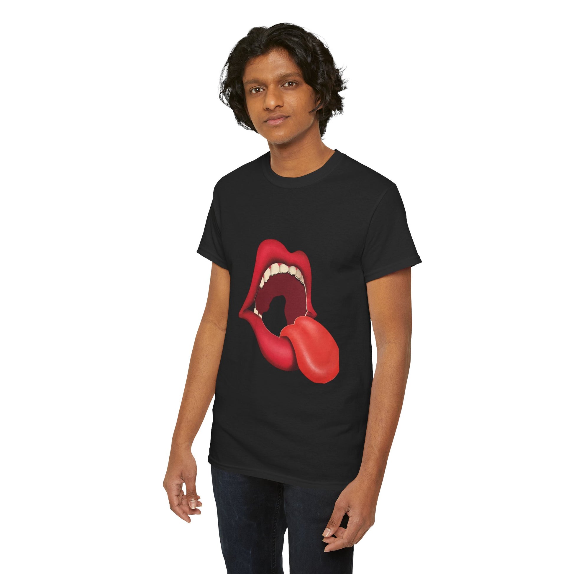 The Stones Unisex Heavy Cotton Tee | Classic Graphic T-Shirt for Rock Music Lovers - ArtShirt Couture
