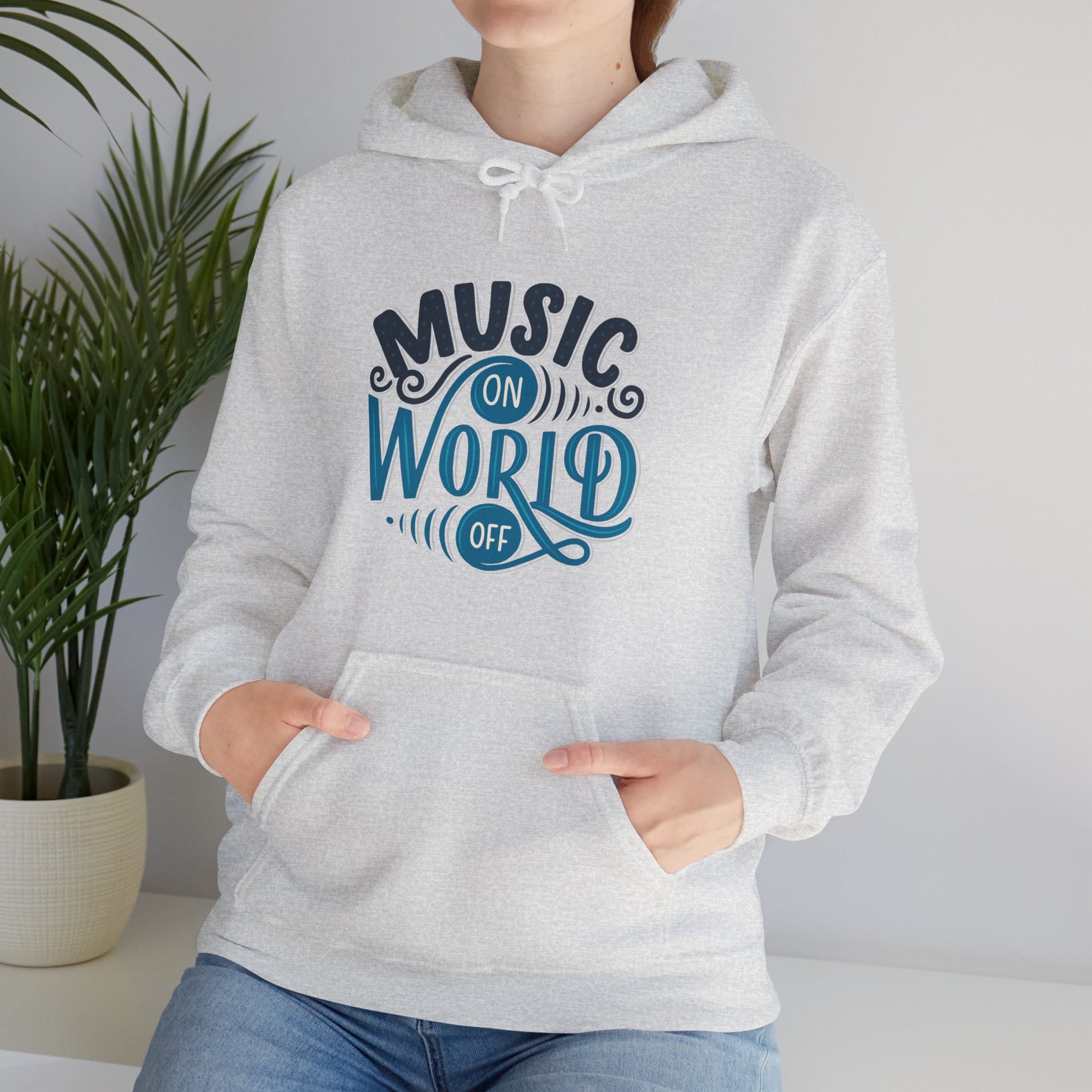 I love the music unisex hoodie - ArtShirt Couture