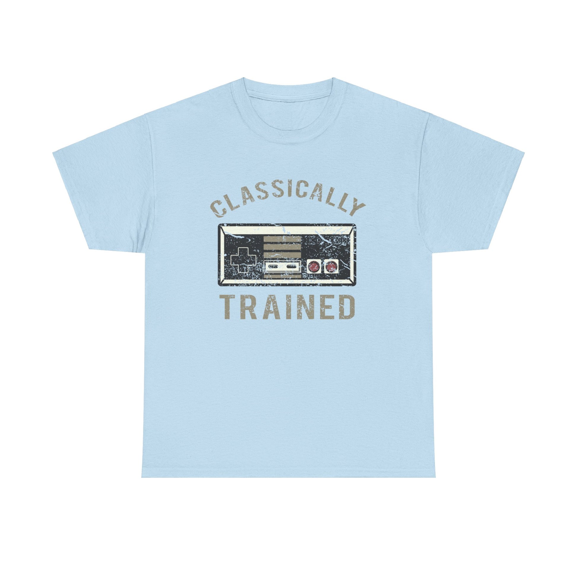 The Classically Trained and Distressed Unisex Heavy Cotton Tee | Vintage-Inspired Graphic T-Shirt for Art Lovers - ArtShirt Couture