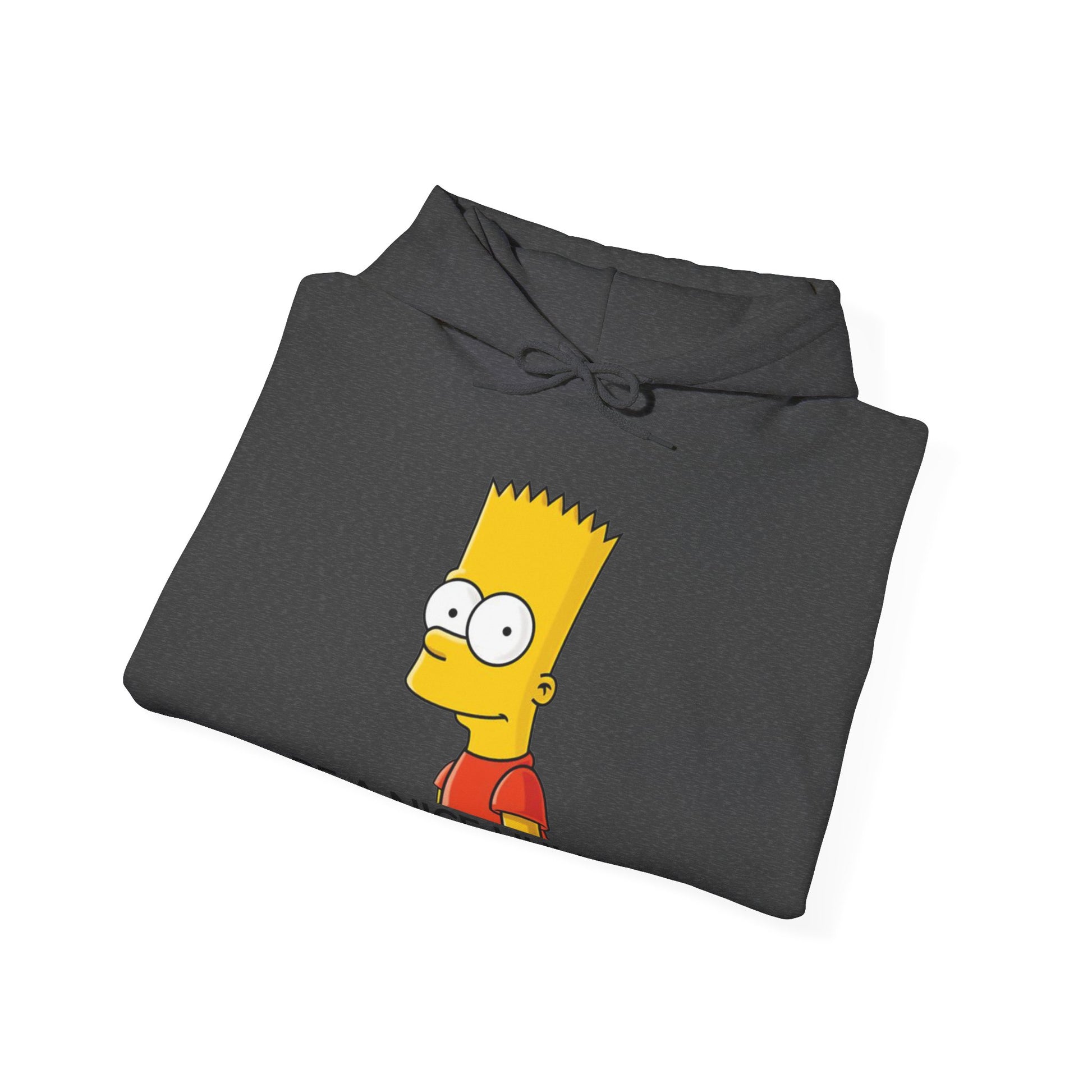 Bart Simspon its nice to be human Unisex Heavy Blend™ Hoodie - ArtShirt Couture