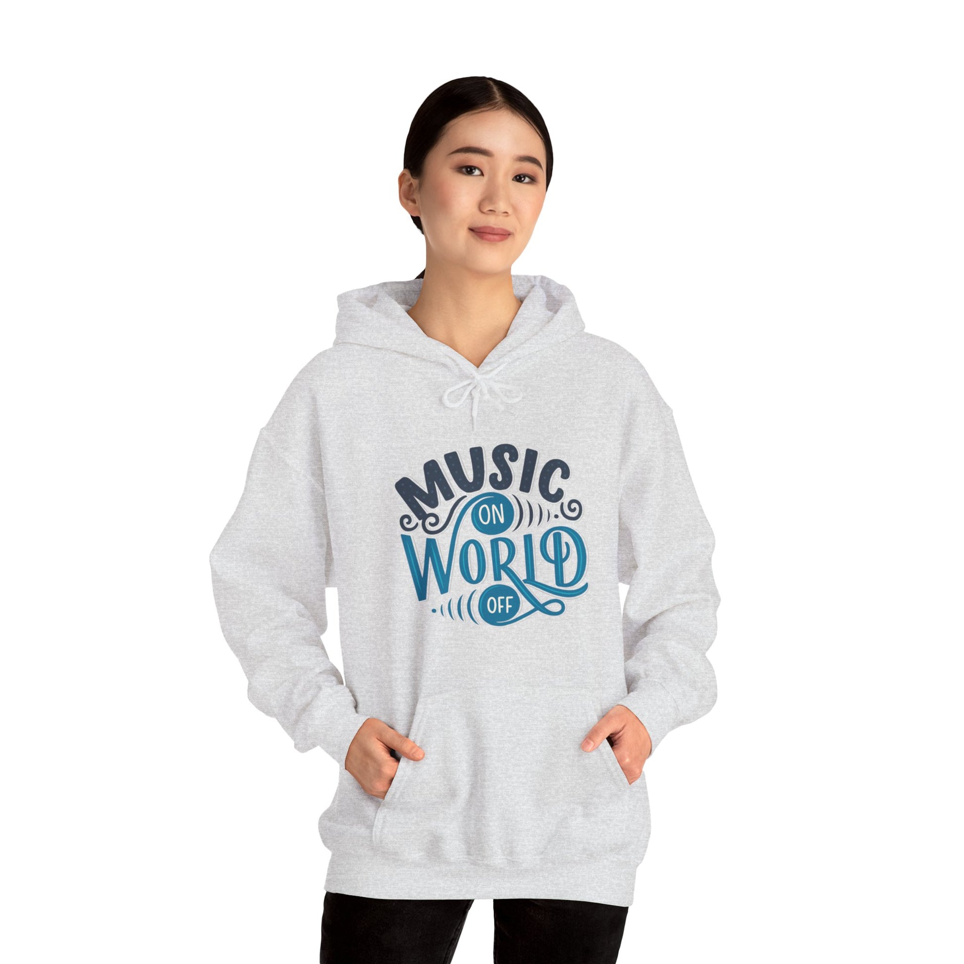 I love the music unisex hoodie - ArtShirt Couture