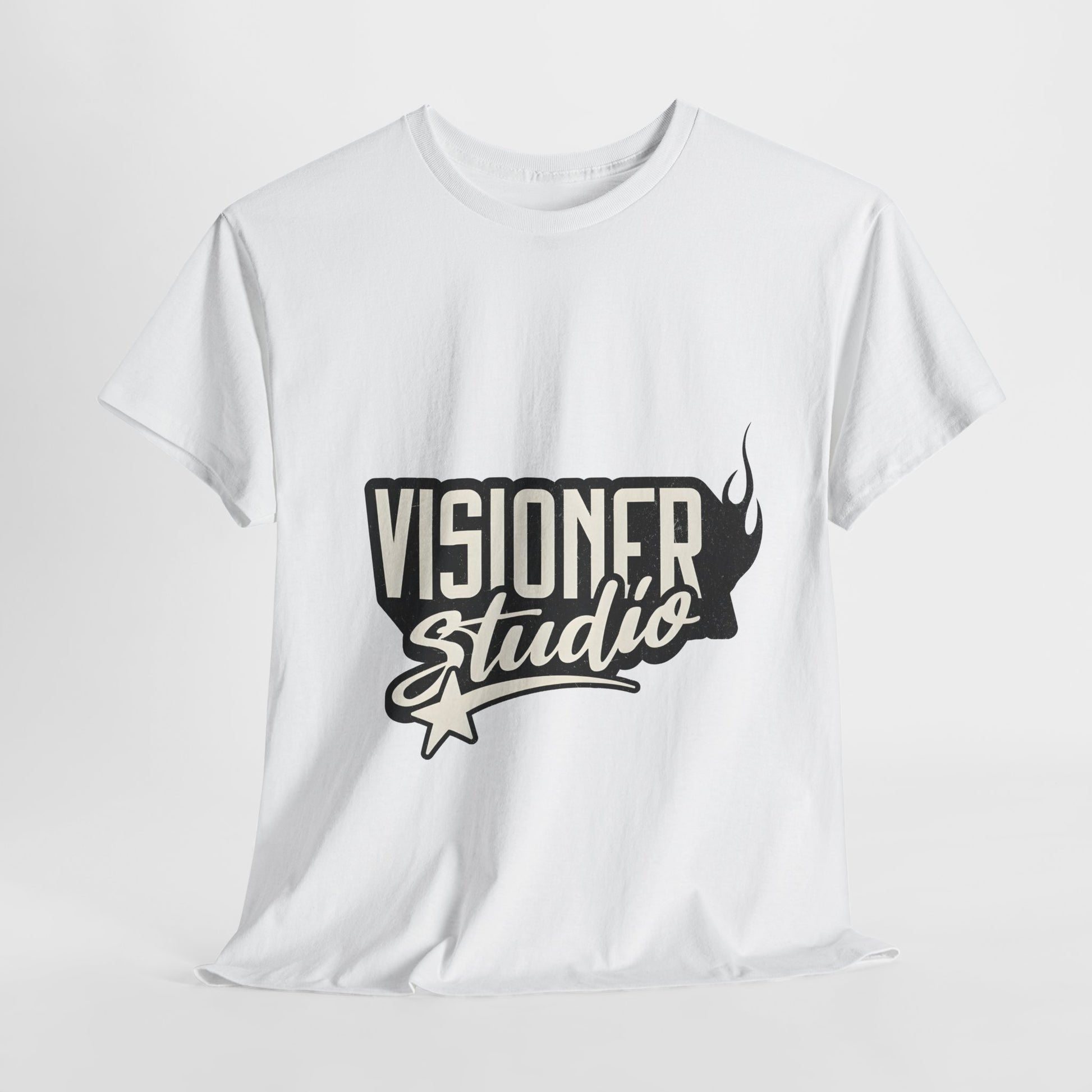 Visioner Studio Unisex Heavy Cotton Tee | Creative Graphic T-Shirt for Artistic Souls - ArtShirt Couture