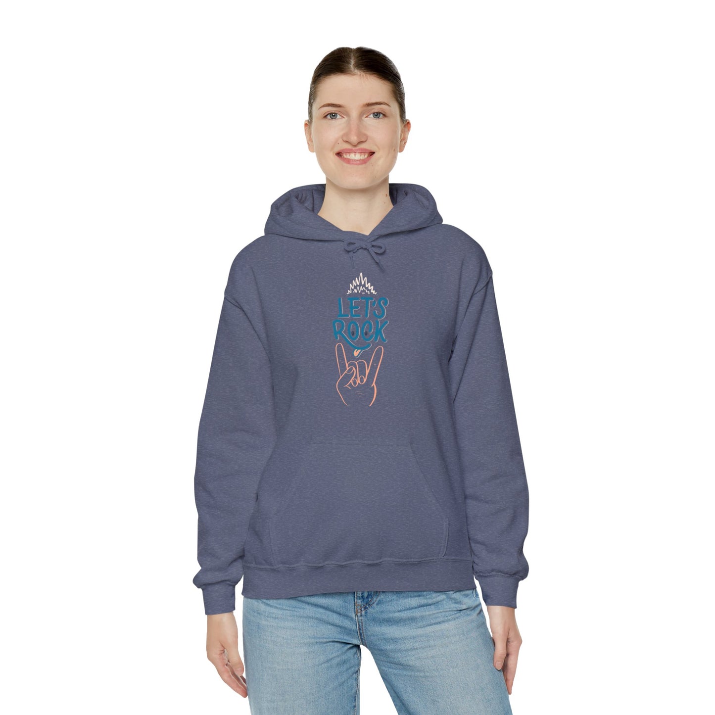 Let's Rock music designed hoodie unisex - ArtShirt Couture