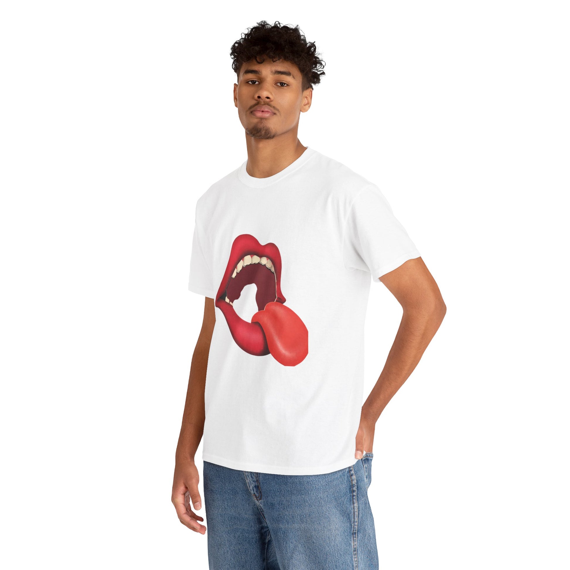 The Stones Unisex Heavy Cotton Tee | Classic Graphic T-Shirt for Rock Music Lovers - ArtShirt Couture