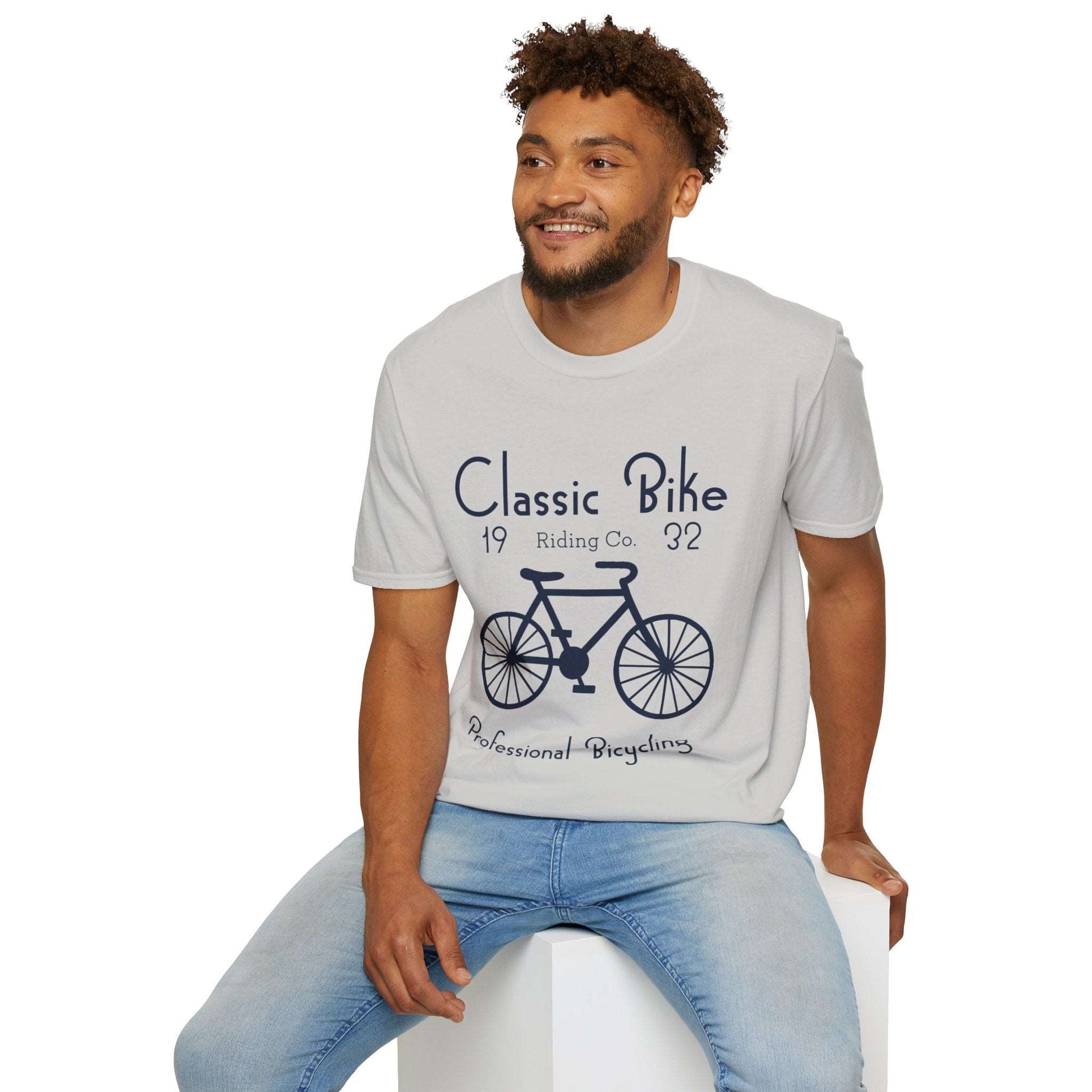 Classic Bike Unisex Softstyle T-Shirt - ArtShirt Couture