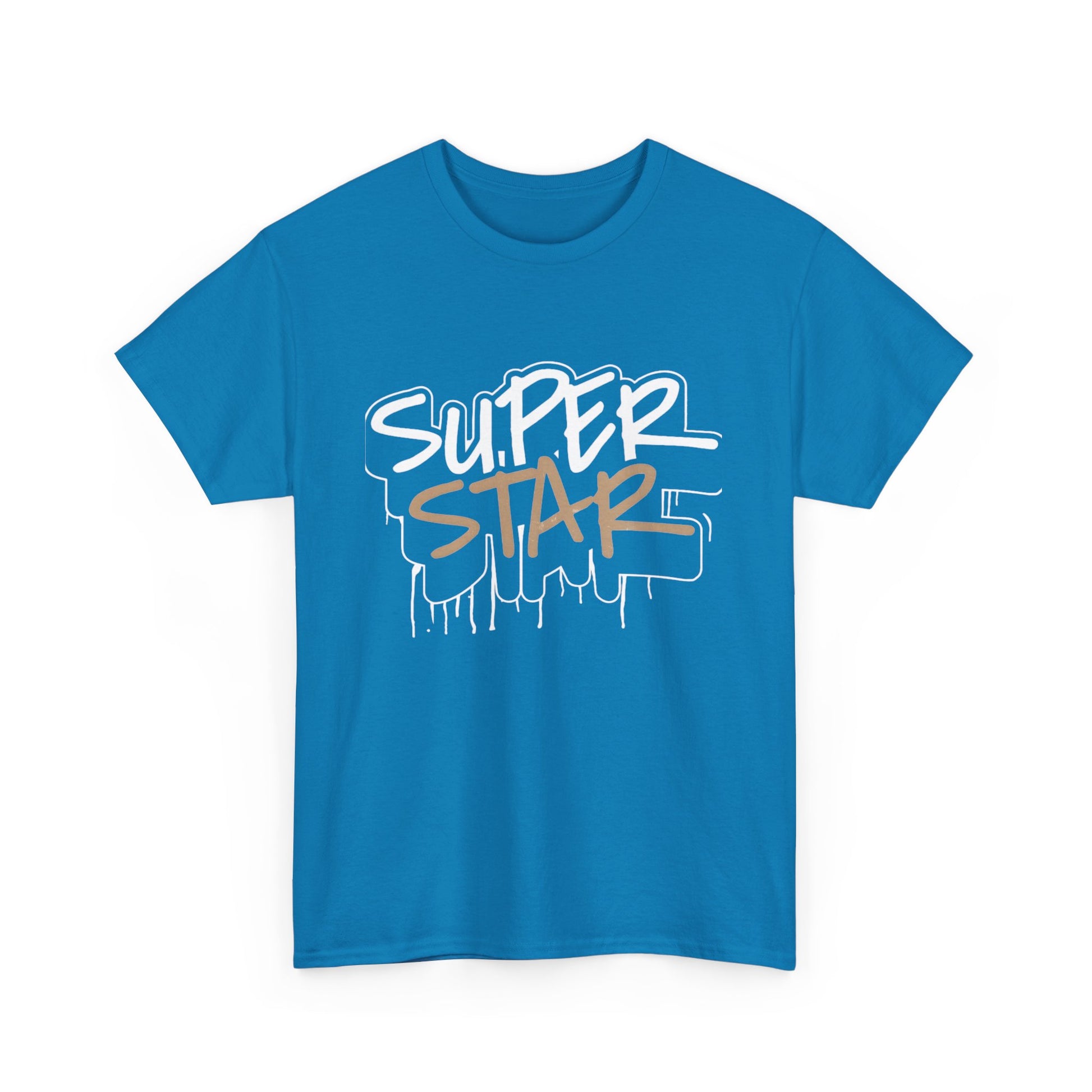 Super Stars Unisex Heavy Cotton Tee | Casual and Stylish T-Shirt for All Ages - ArtShirt Couture