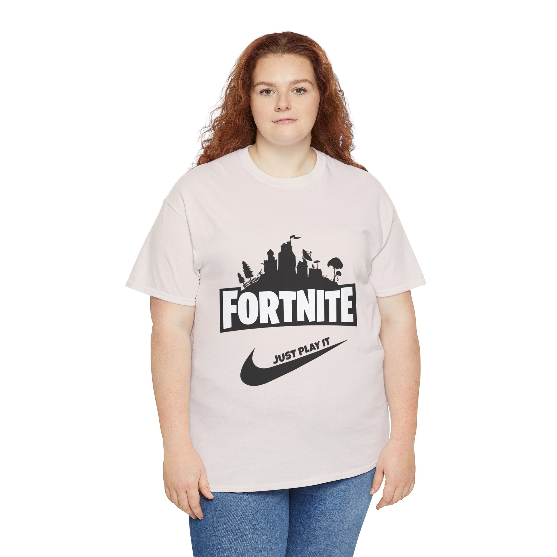 Fortnite Designed Unisex Heavy Cotton Tee | Stylish Graphic T-Shirt for Gamers - ArtShirt Couture