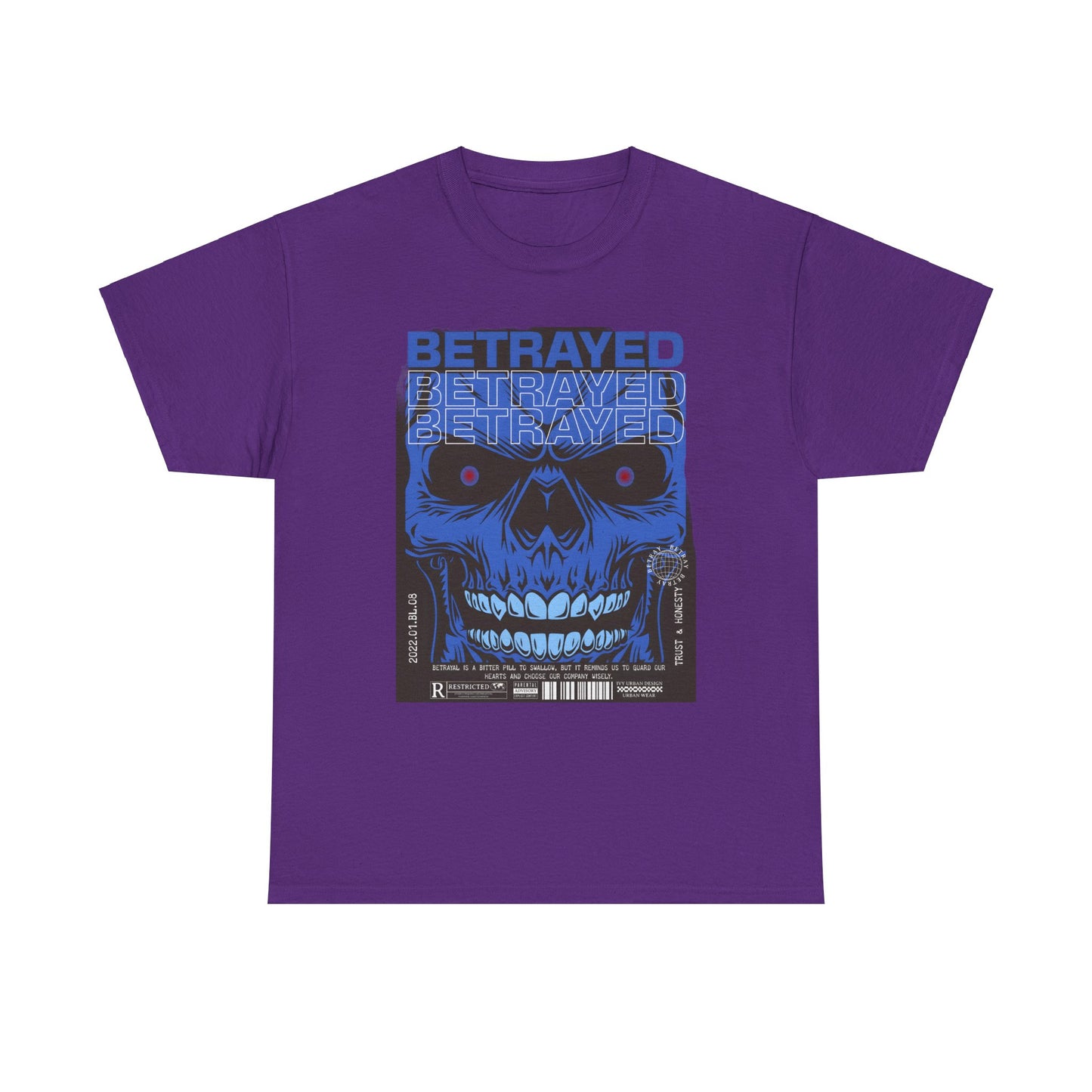 Betrayed Unisex Heavy Cotton Tee | Bold Graphic T-Shirt for Statement Style - Artshirtcouture