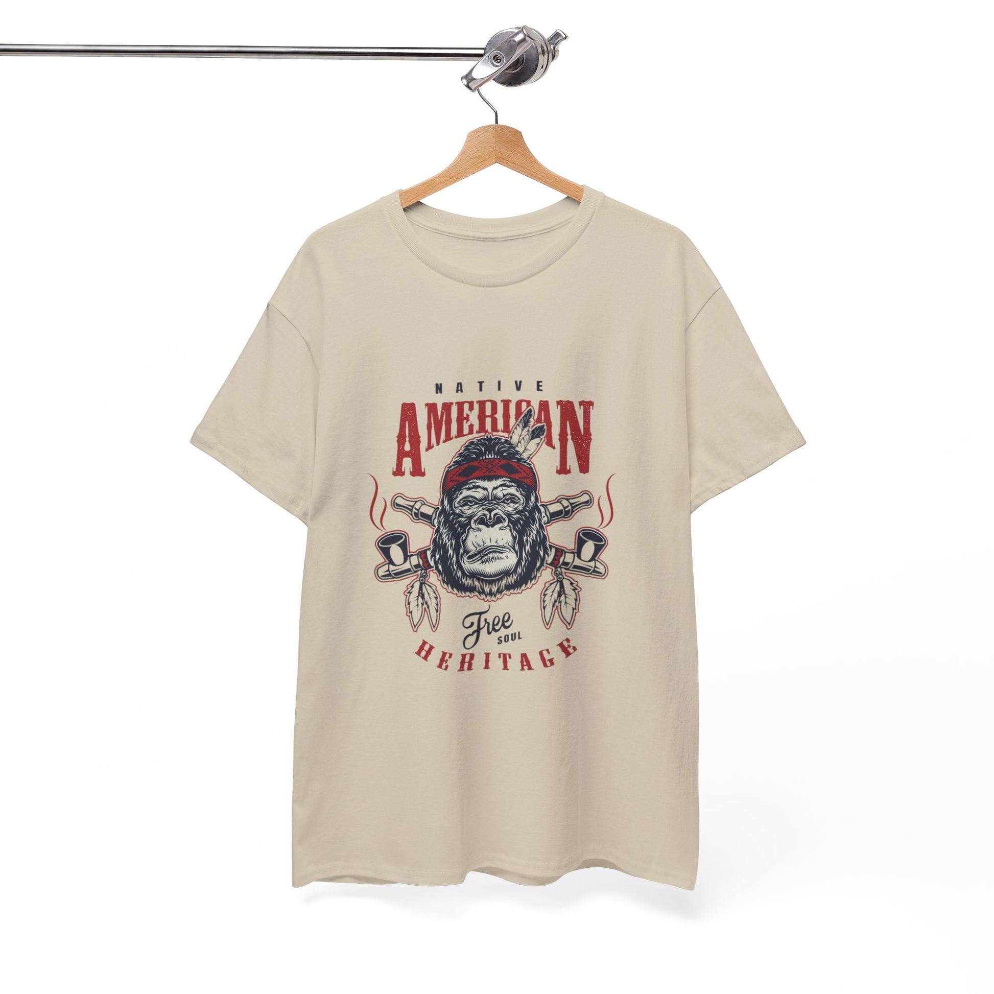 Native American graphic Unisex Heavy Cotton Tee - ArtShirt Couture