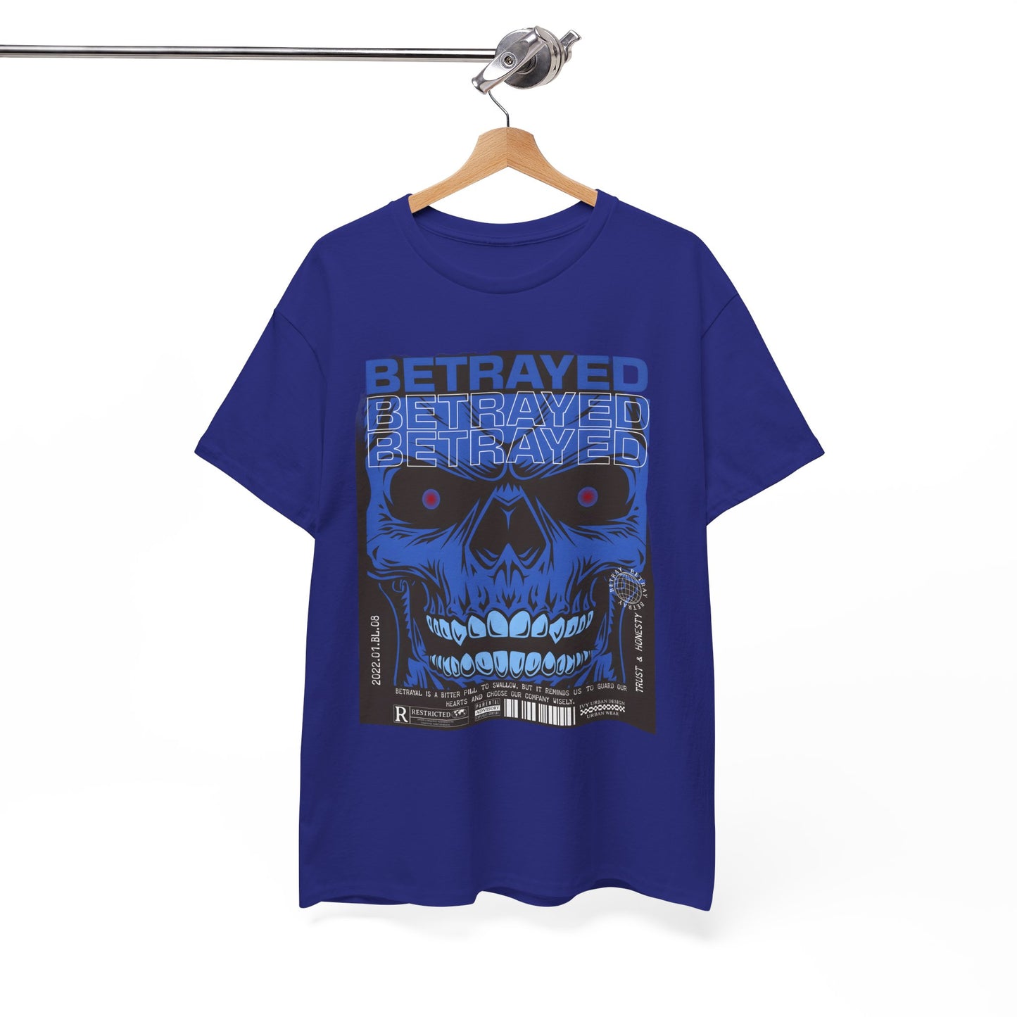 Betrayed Unisex Heavy Cotton Tee | Bold Graphic T-Shirt for Statement Style - Artshirtcouture
