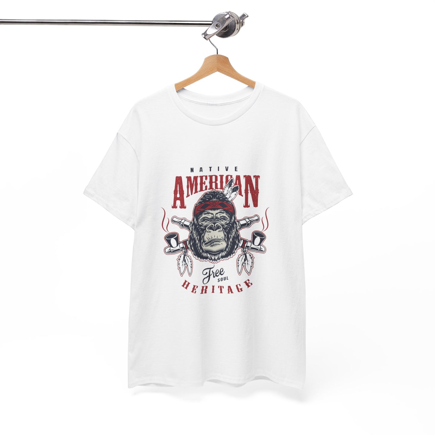 Native American graphic Unisex Heavy Cotton Tee - ArtShirt Couture