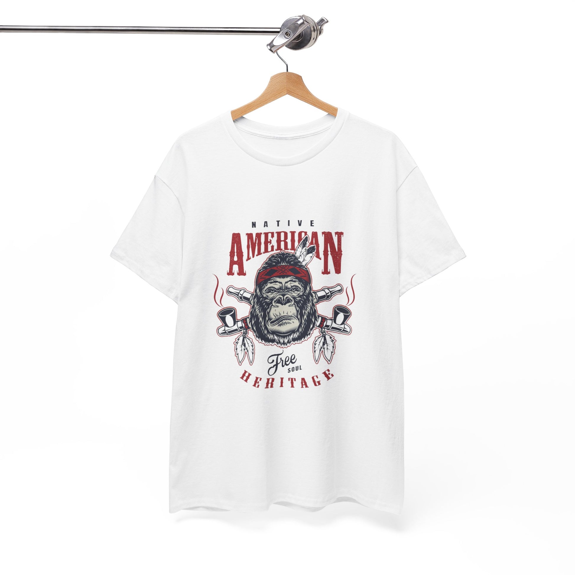 Native American graphic Unisex Heavy Cotton Tee - ArtShirt Couture