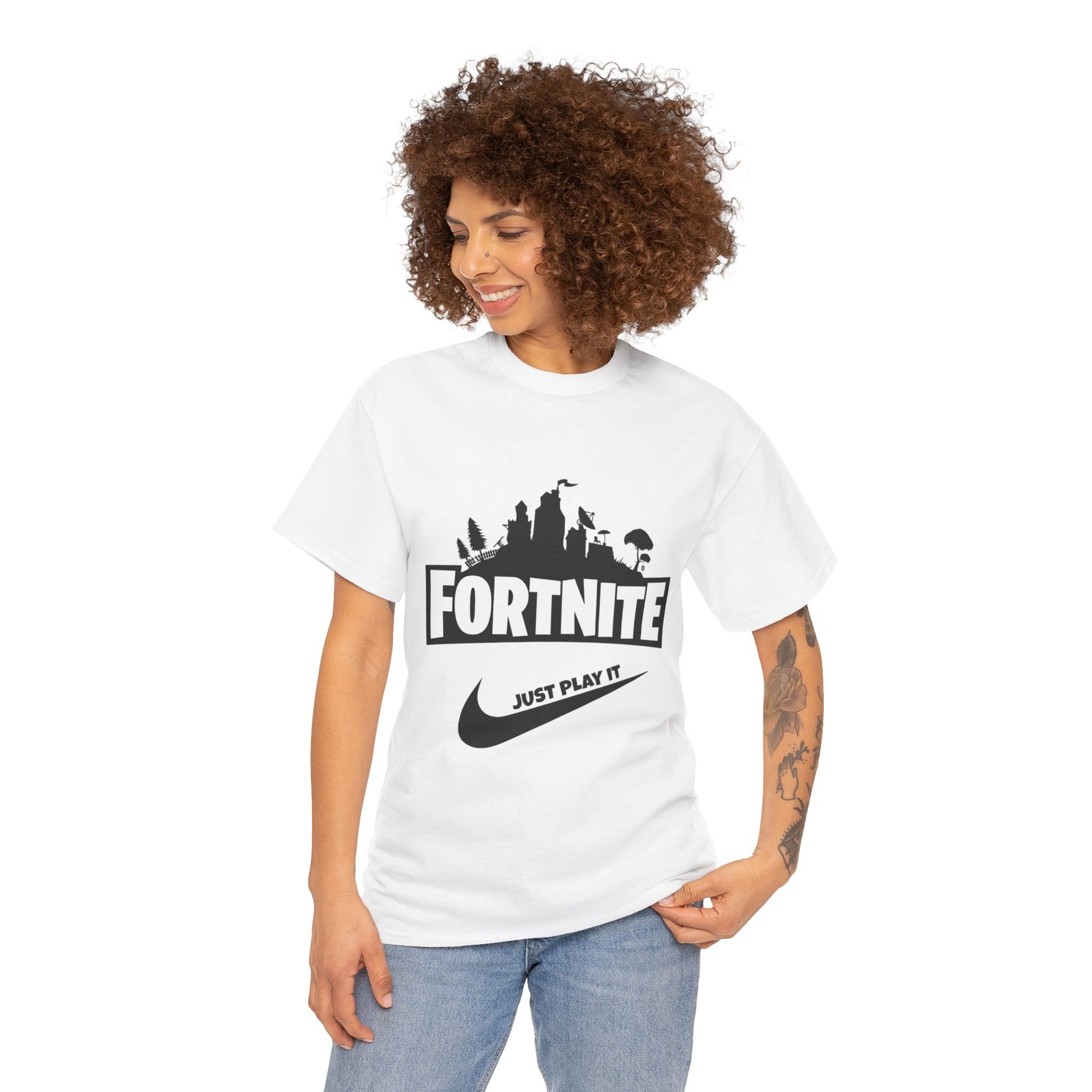 Fortnite designed Unisex Heavy Cotton Tee - ArtShirt Couture
