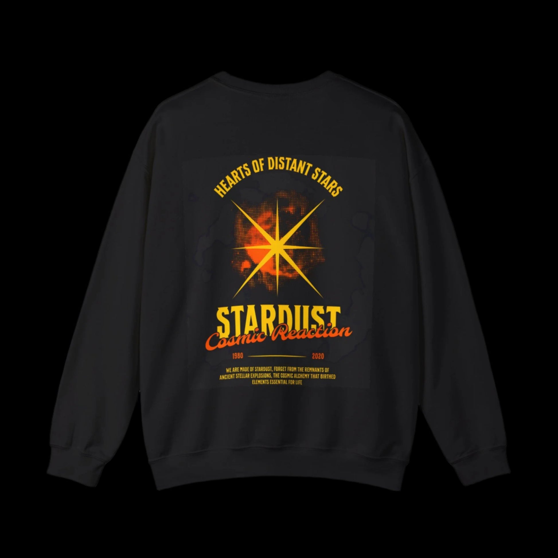 Stardust Print Unisex Heavy Blend™ Crewneck Sweatshirt | Stylish Graphic Sweatshirt for Cosmic Lovers - ArtShirt Couture