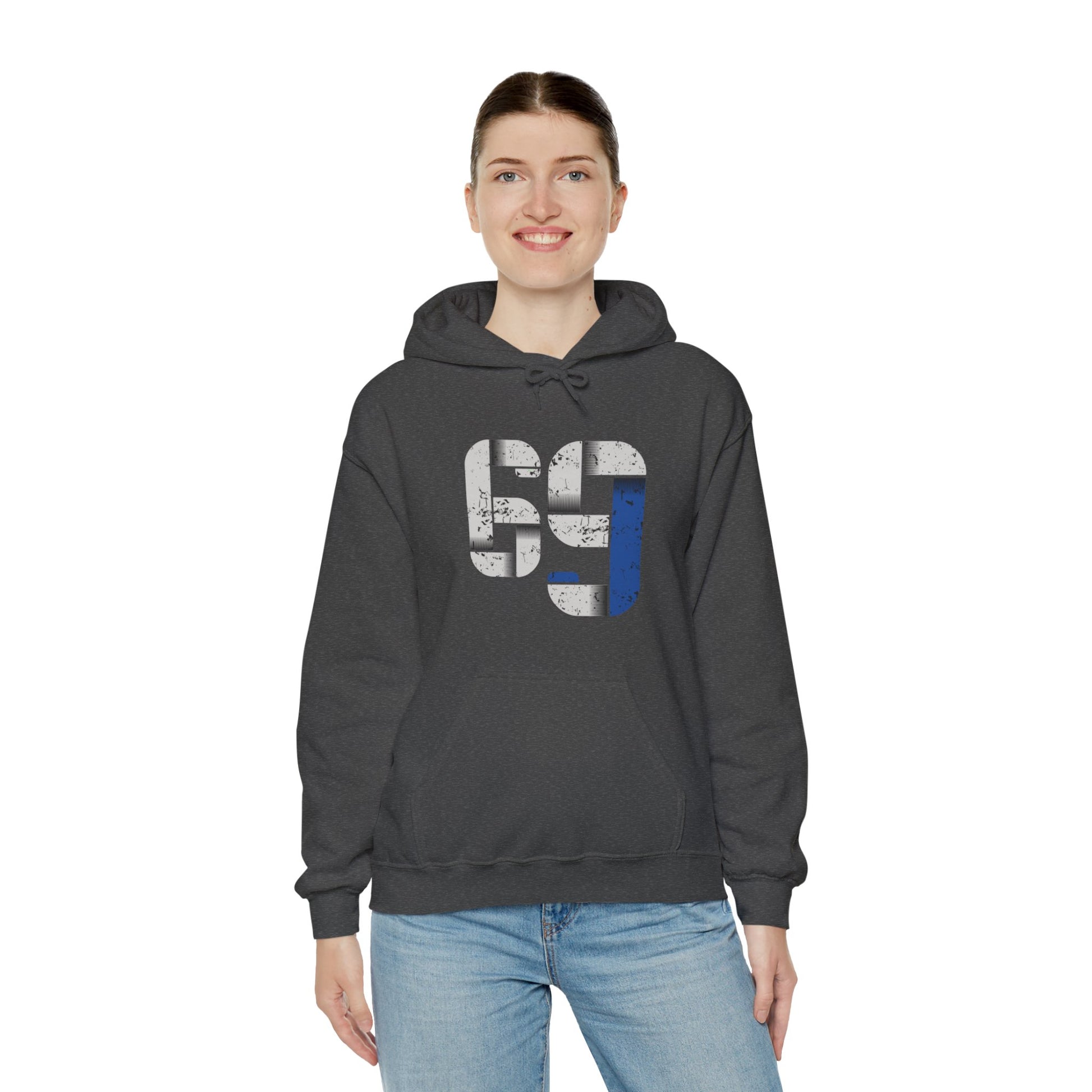 Sixty Nine Unisex Heavy Blend™ Hoodie | Fun Graphic Sweatshirt for Casual Style - ArtShirt Couture