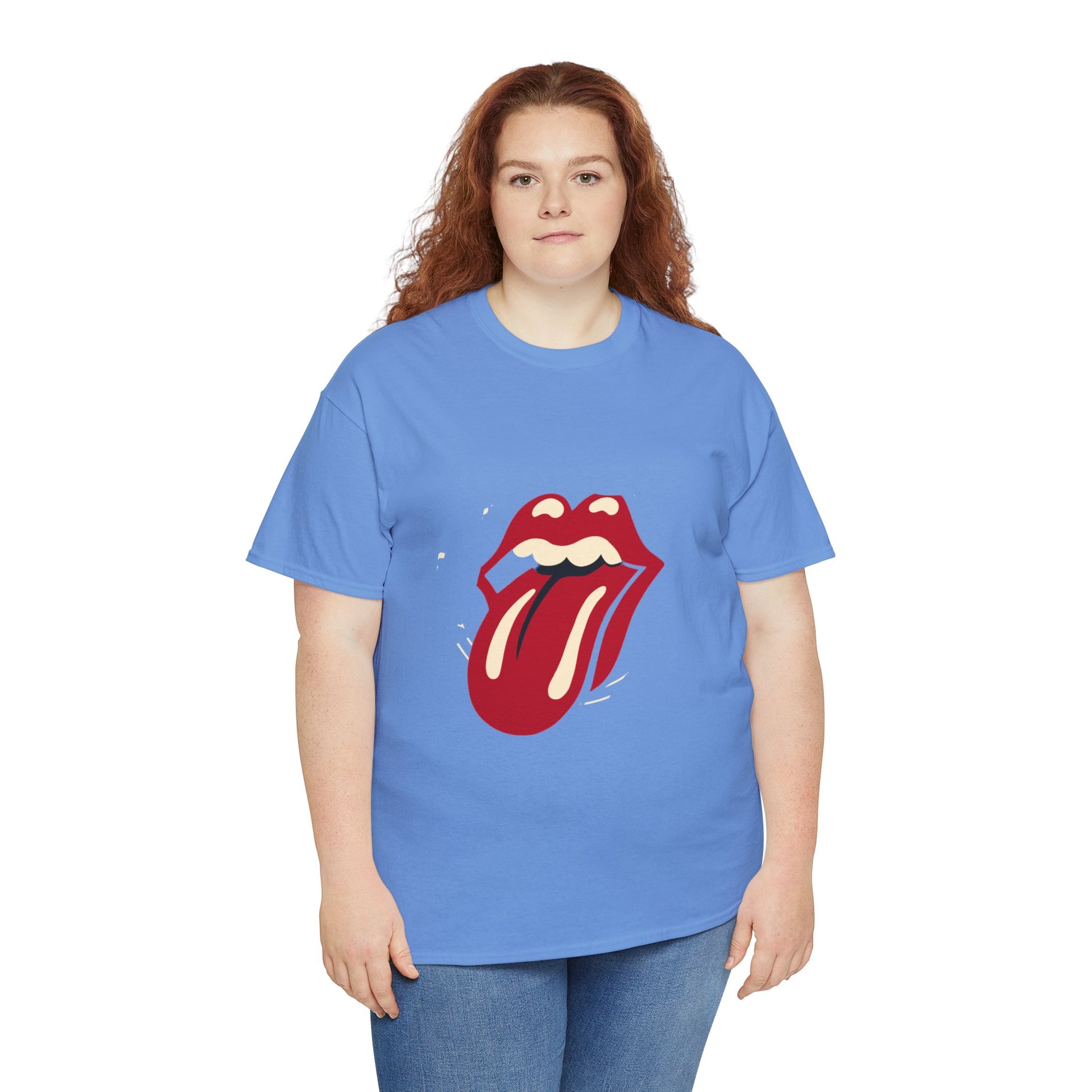 The Stone Tongue Unisex Heavy Cotton Tee | Edgy Graphic T-Shirt for Rock Music Fans - ArtShirt Couture