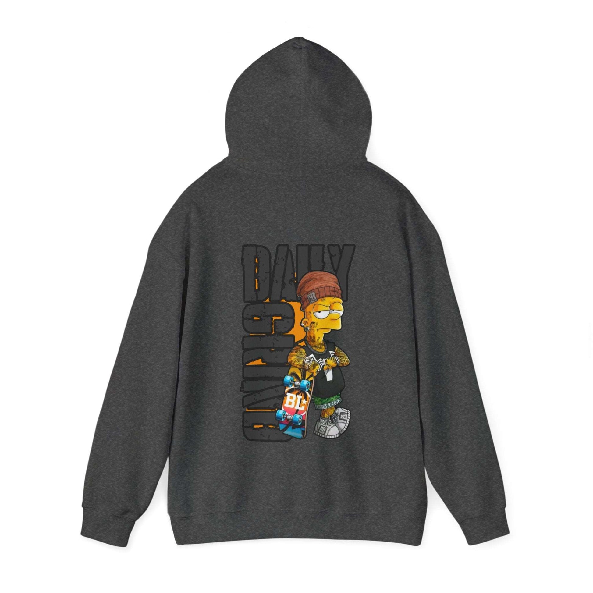 Bart Simspon its nice to be human Unisex Heavy Blend™ Hoodie - ArtShirt Couture