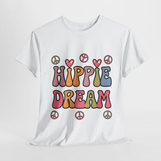 Hippie Dream Unisex Heavy Cotton Tee | Bohemian Graphic T-Shirt - Artshirtcouture