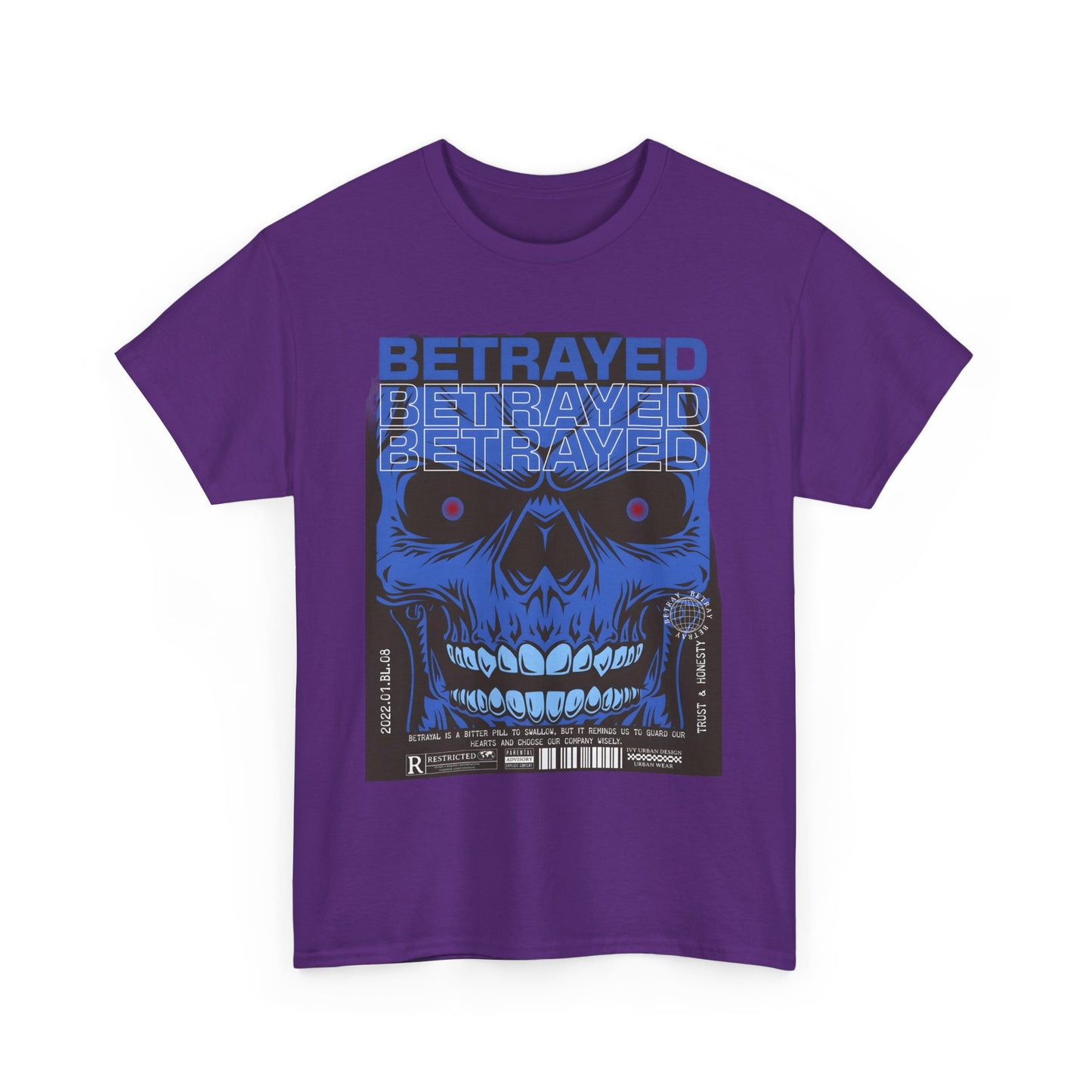 Betrayed Unisex Heavy Cotton Tee | Bold Graphic T-Shirt for Statement Style - Artshirtcouture