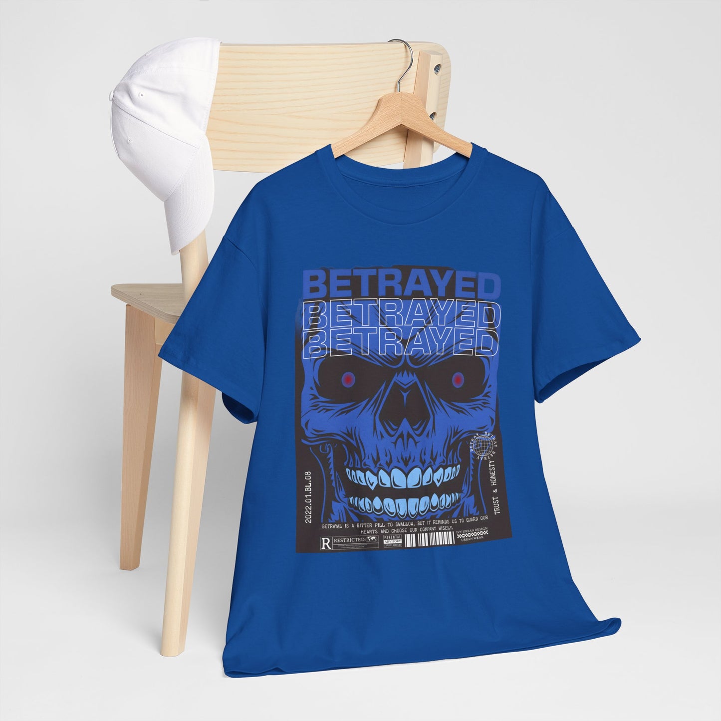 Betrayed Unisex Heavy Cotton Tee | Bold Graphic T-Shirt for Statement Style - Artshirtcouture
