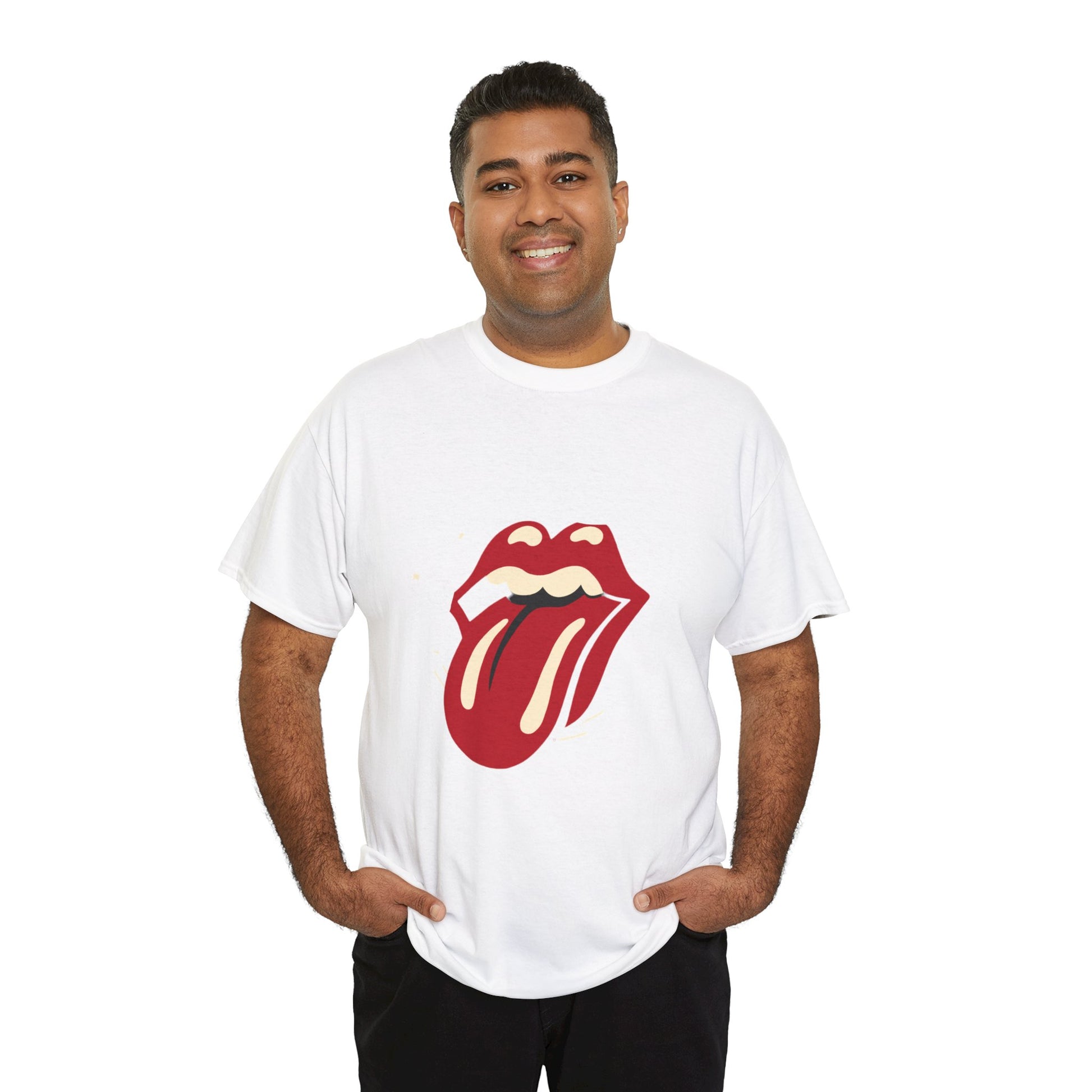The Stone Tongue Unisex Heavy Cotton Tee | Edgy Graphic T-Shirt for Rock Music Fans - ArtShirt Couture