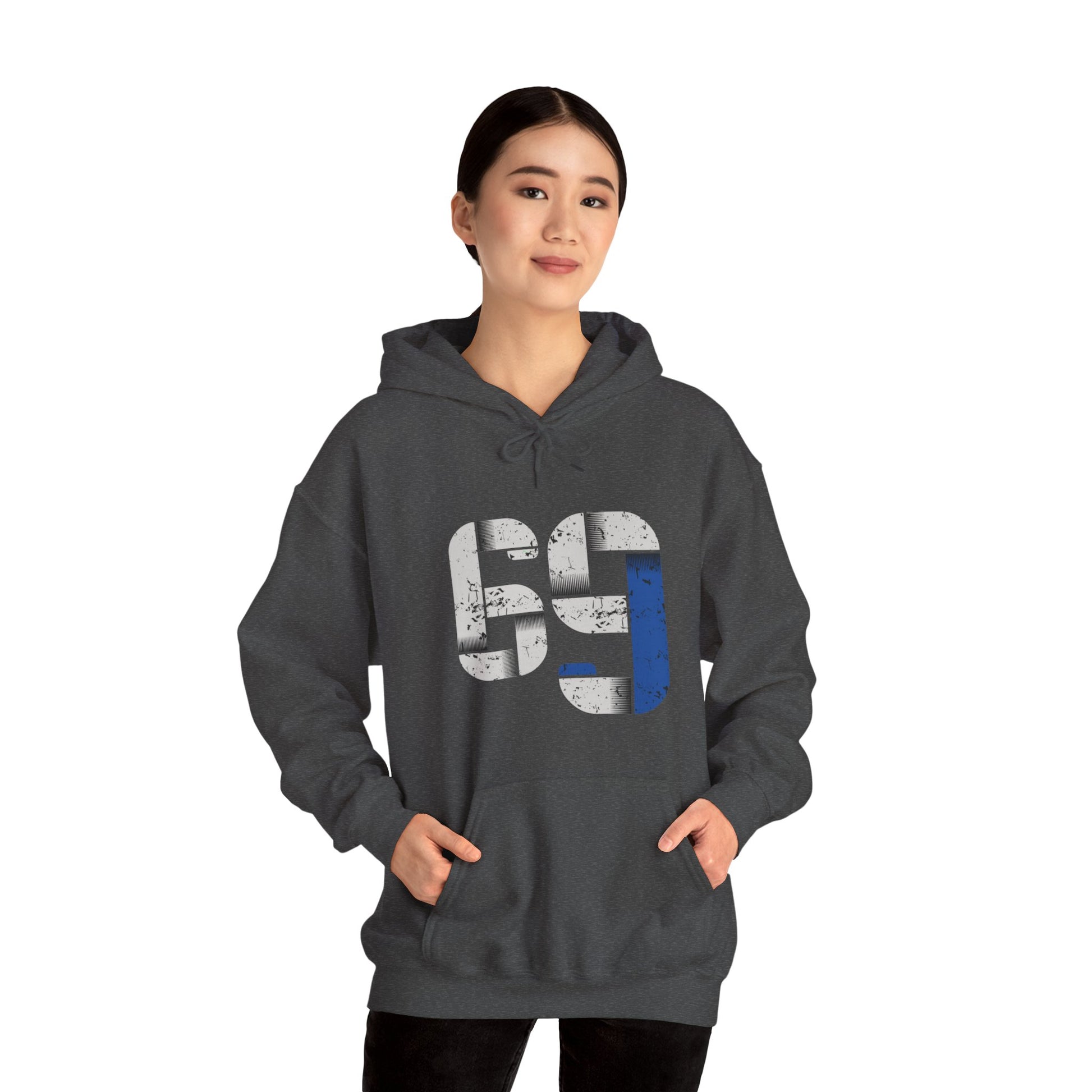 Sixty Nine Unisex Heavy Blend™ Hoodie | Fun Graphic Sweatshirt for Casual Style - ArtShirt Couture