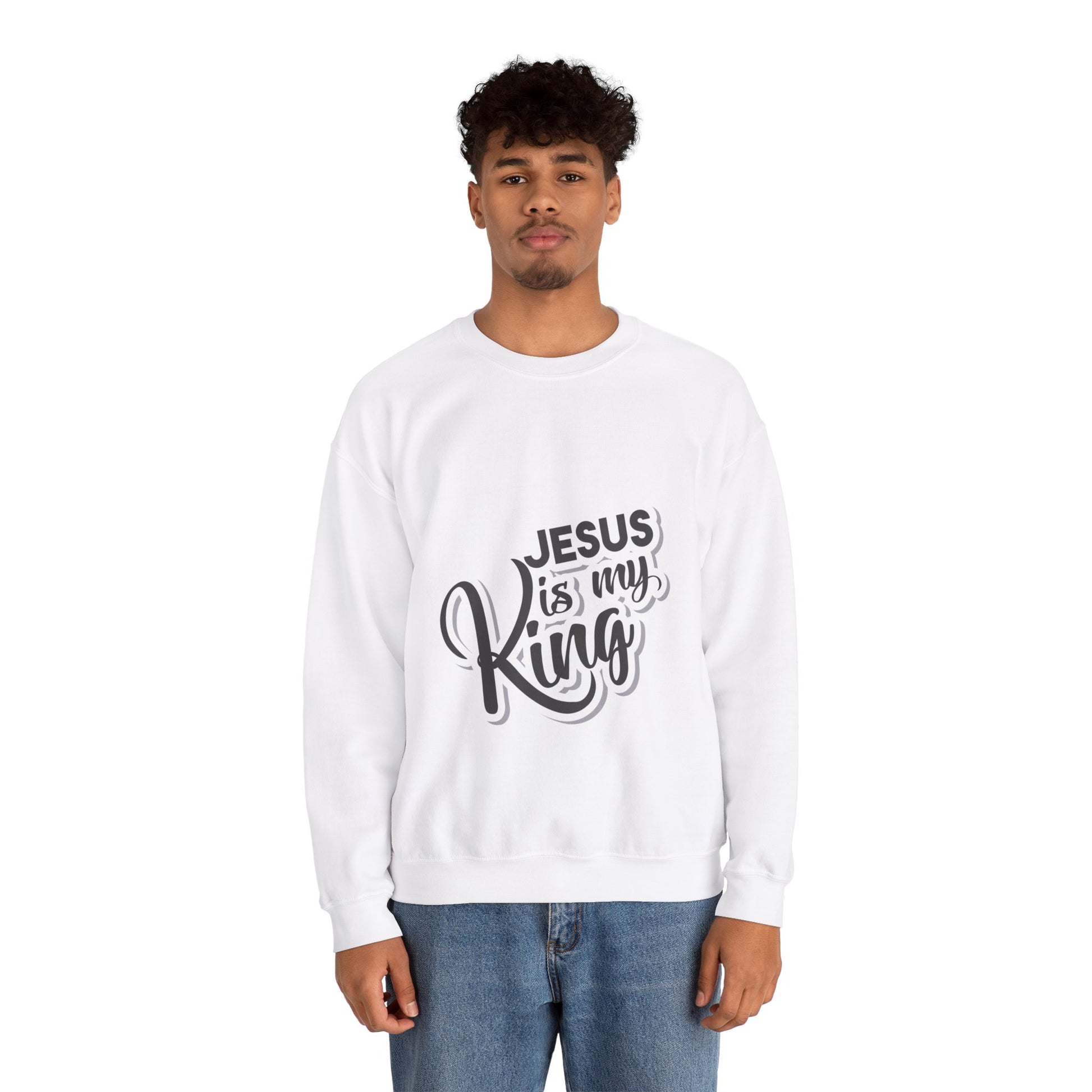 Jesus is my king Unisex Heavy Blend™ Crewneck Sweatshirt - ArtShirt Couture