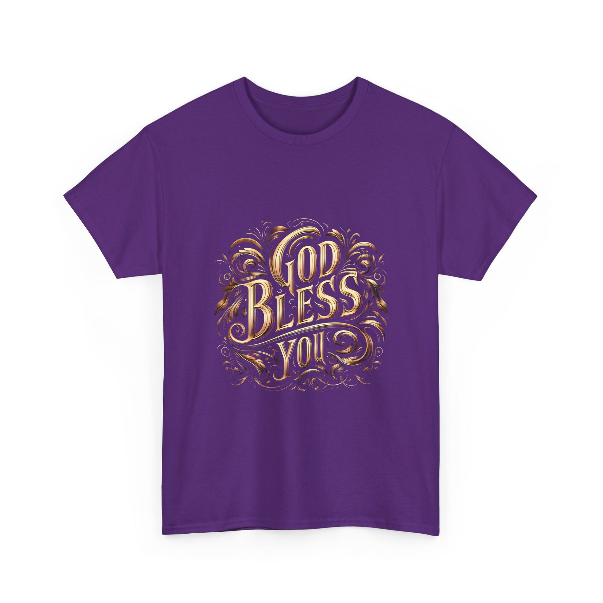 God Bless You Unisex Heavy Cotton Tee | Inspirational Graphic T-Shirt - Artshirtcouture