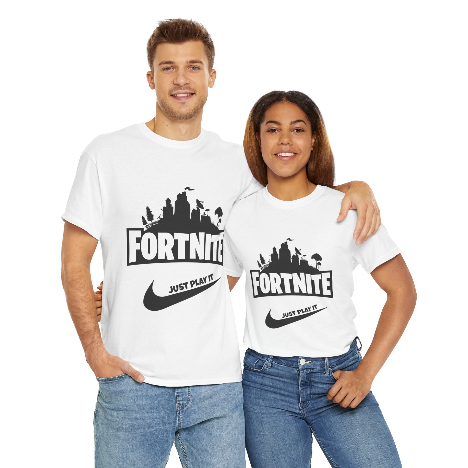 Fortnite designed Unisex Heavy Cotton Tee - ArtShirt Couture