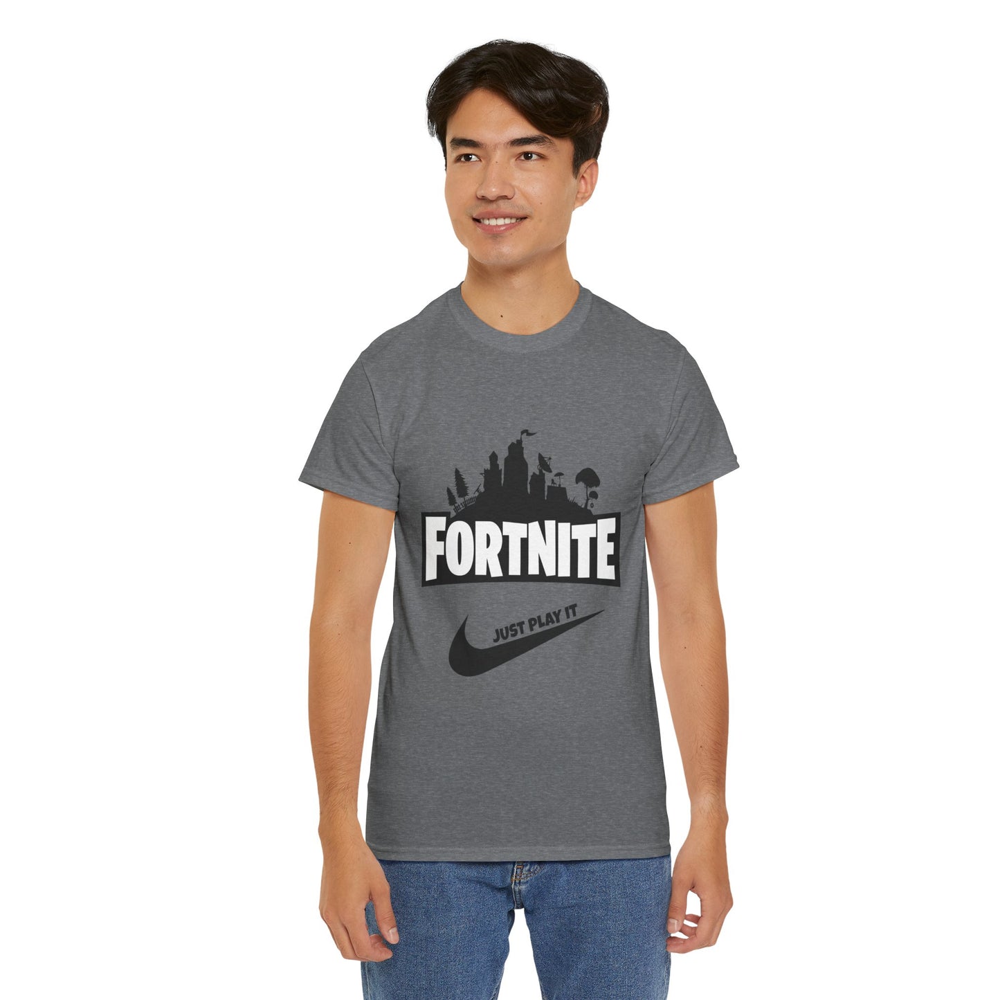 Fortnite Designed Unisex Heavy Cotton Tee | Stylish Graphic T-Shirt for Gamers - ArtShirt Couture