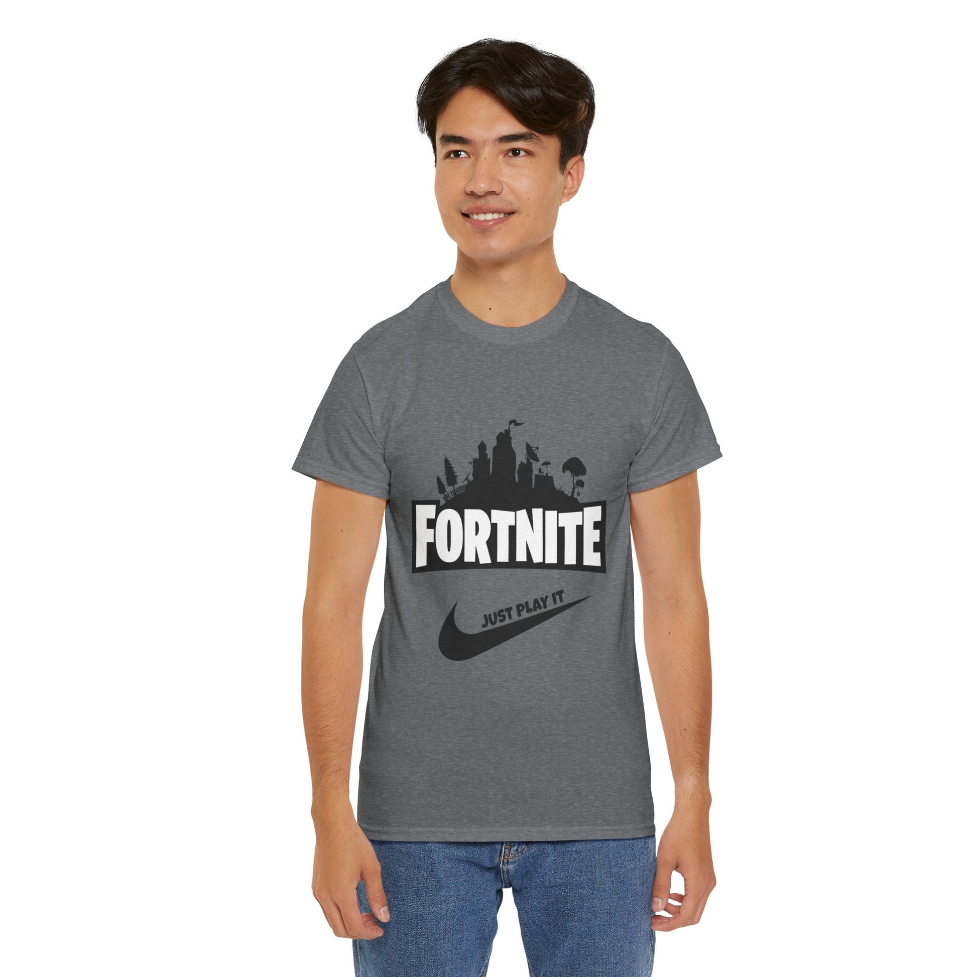 Fortnite Designed Unisex Heavy Cotton Tee | Stylish Graphic T-Shirt for Gamers - ArtShirt Couture